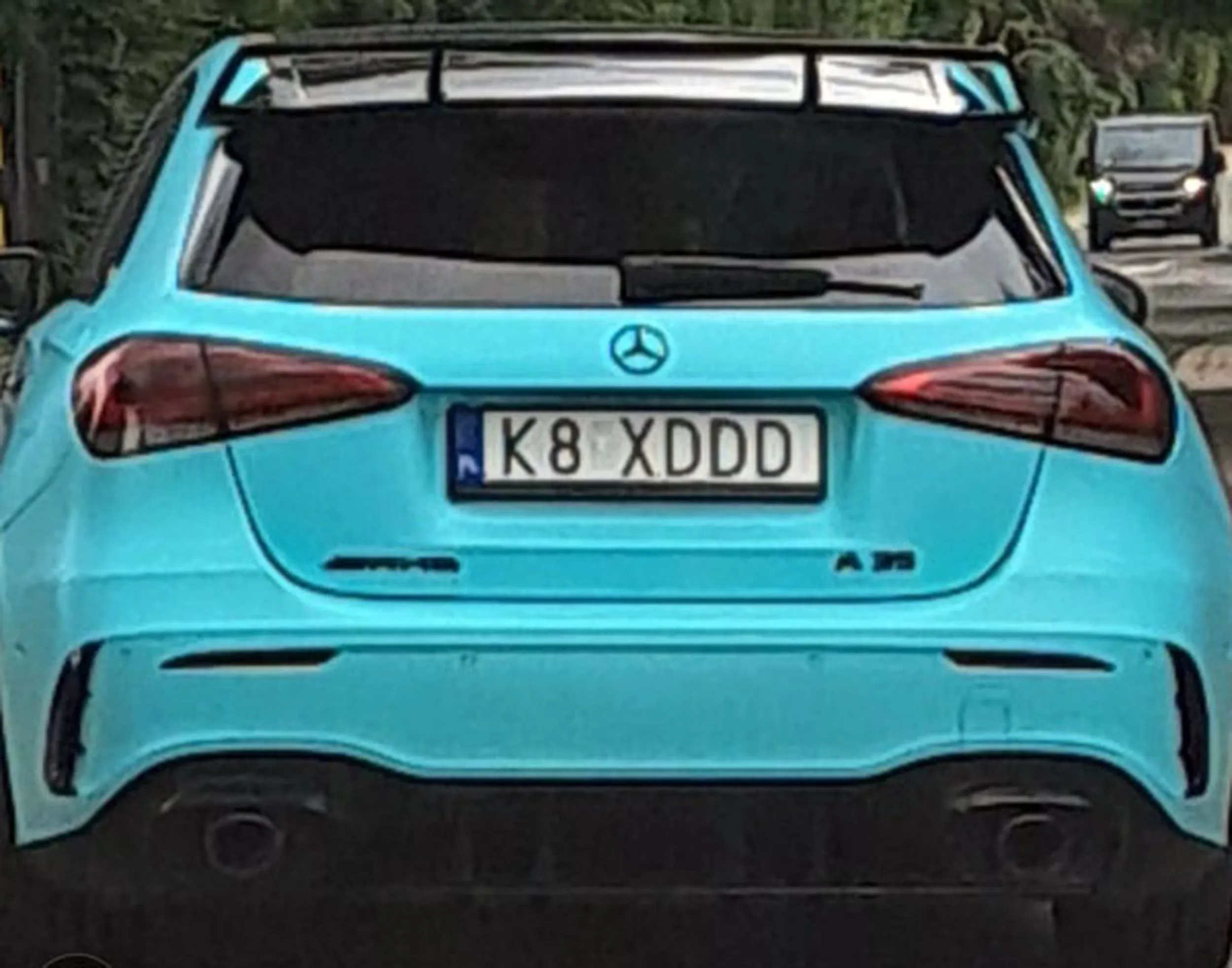 Fajny numer, blacha K8 XDDD