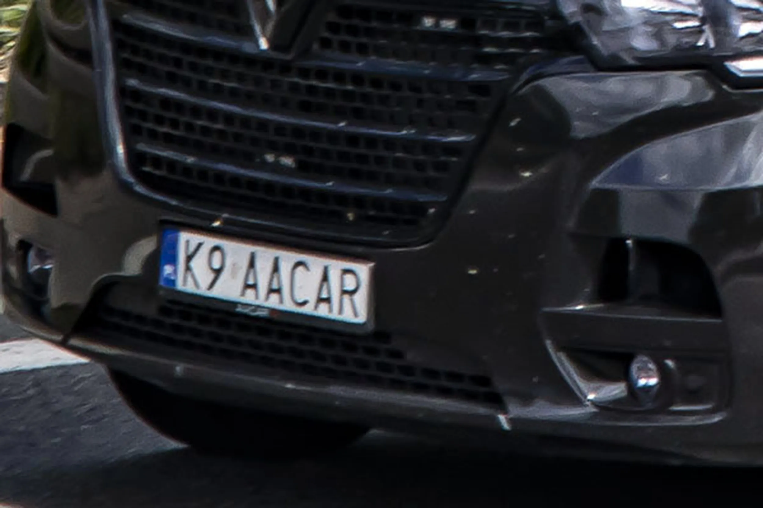 Fajny numer, blacha K9 AACAR