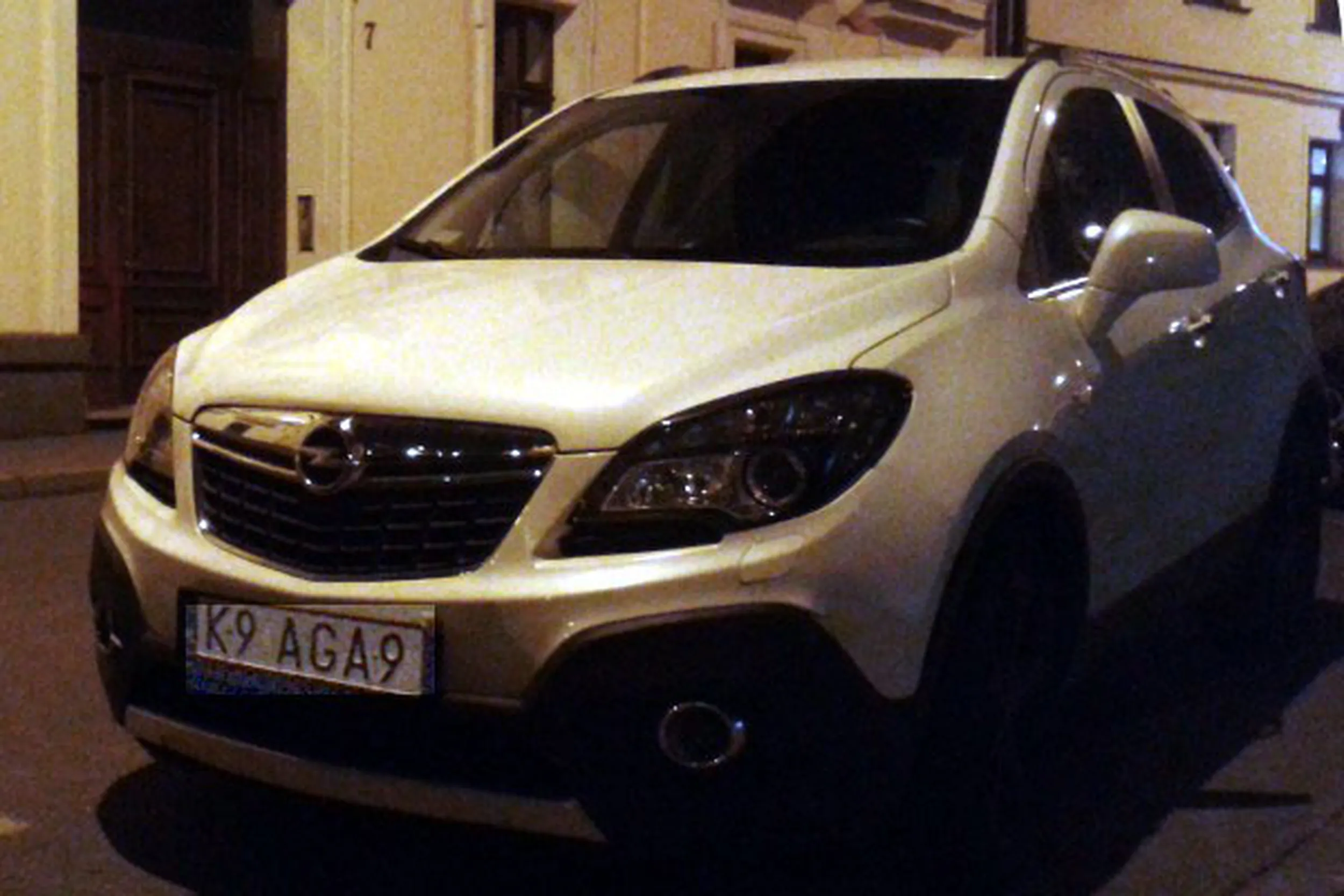 Fajny numer, blacha K9 AGA9