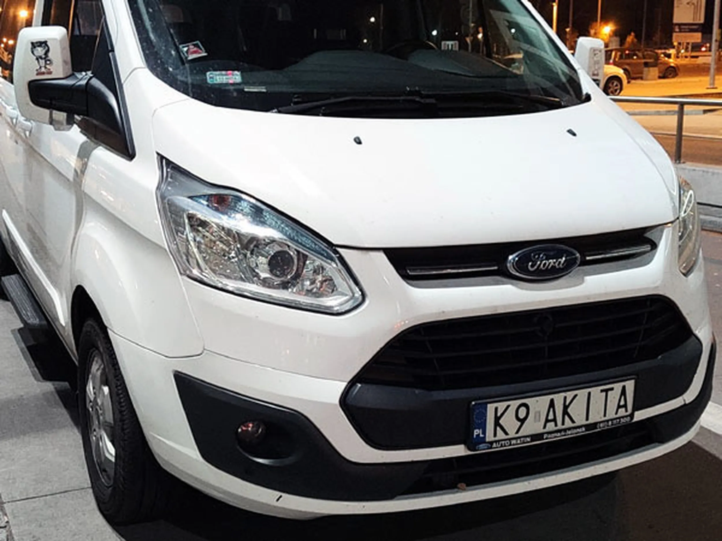 Fajny numer, blacha K9 AKITA