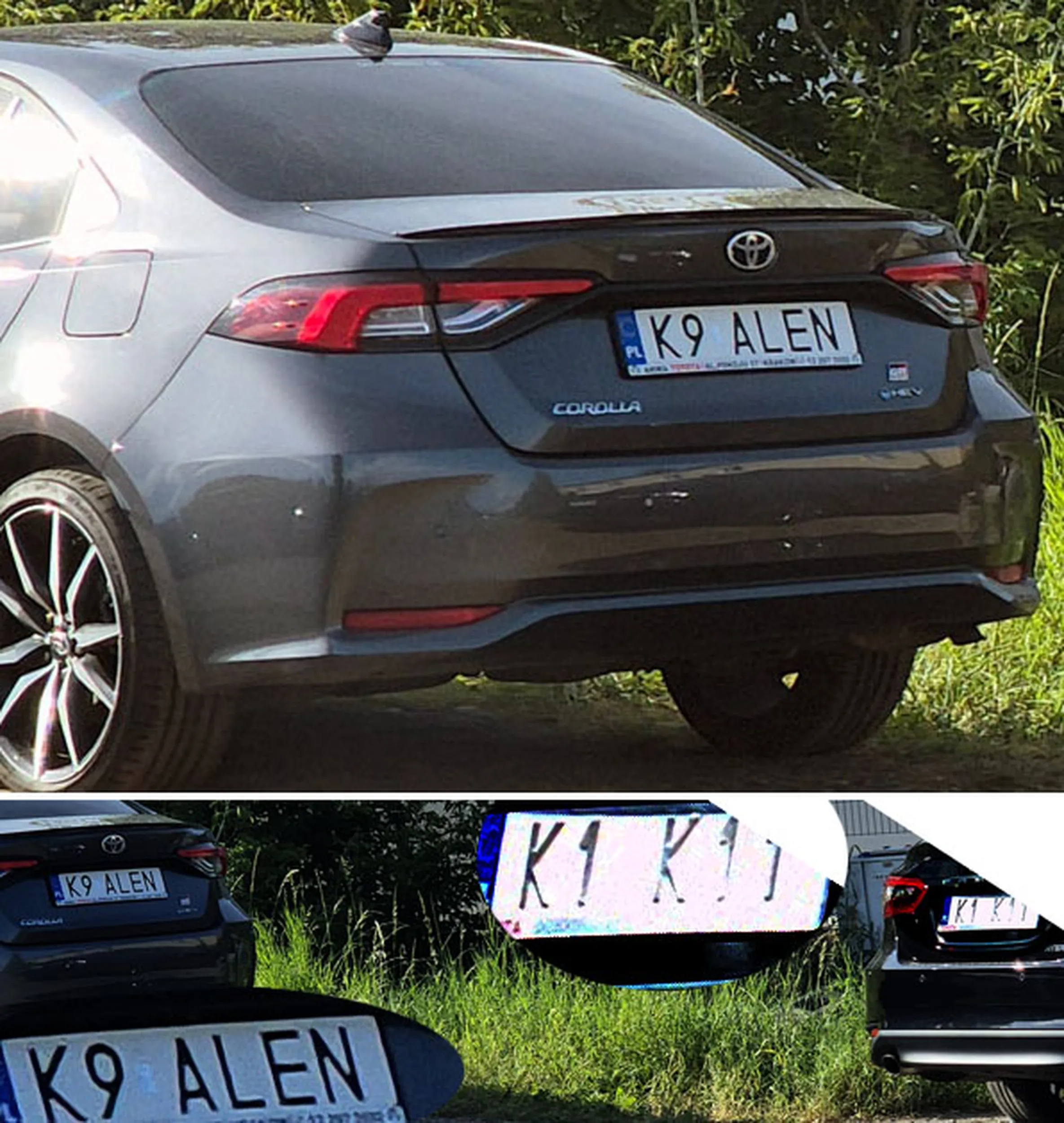 Fajny numer, blacha K9 ALEN