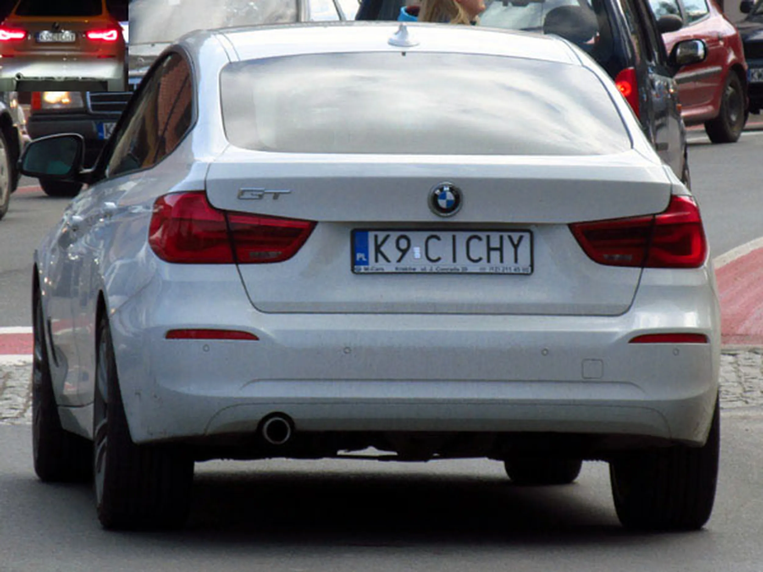 Fajny numer, blacha K9 CICHY