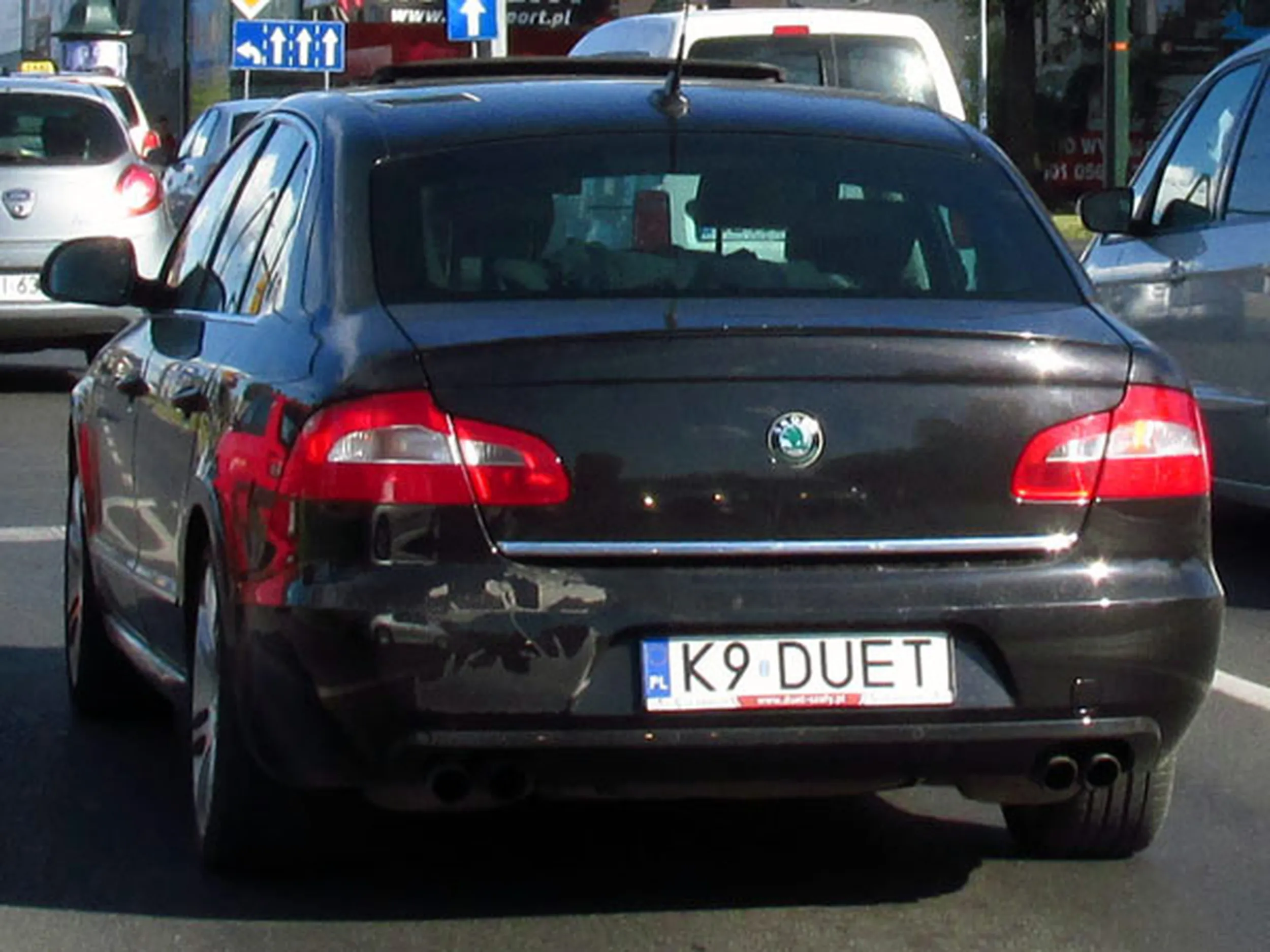 Fajny numer, blacha K9 DUET