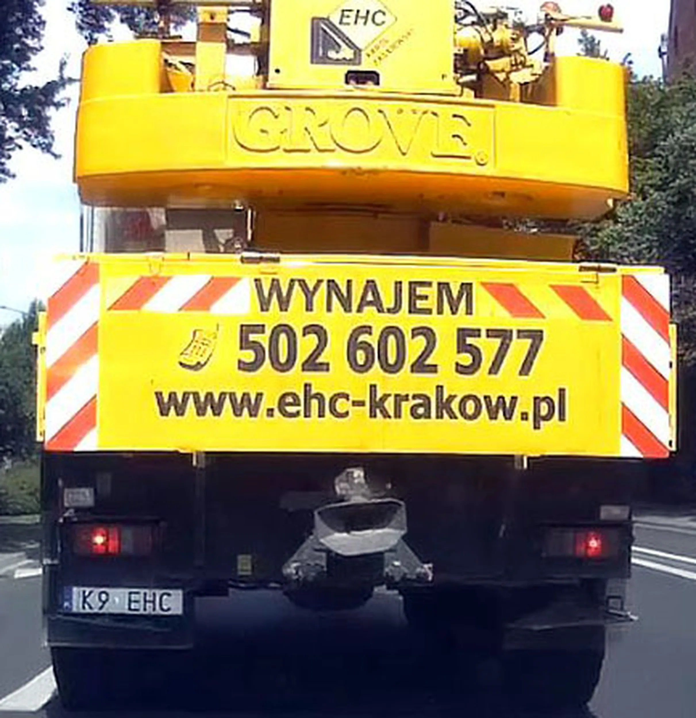 Fajny numer, blacha K9 EHC