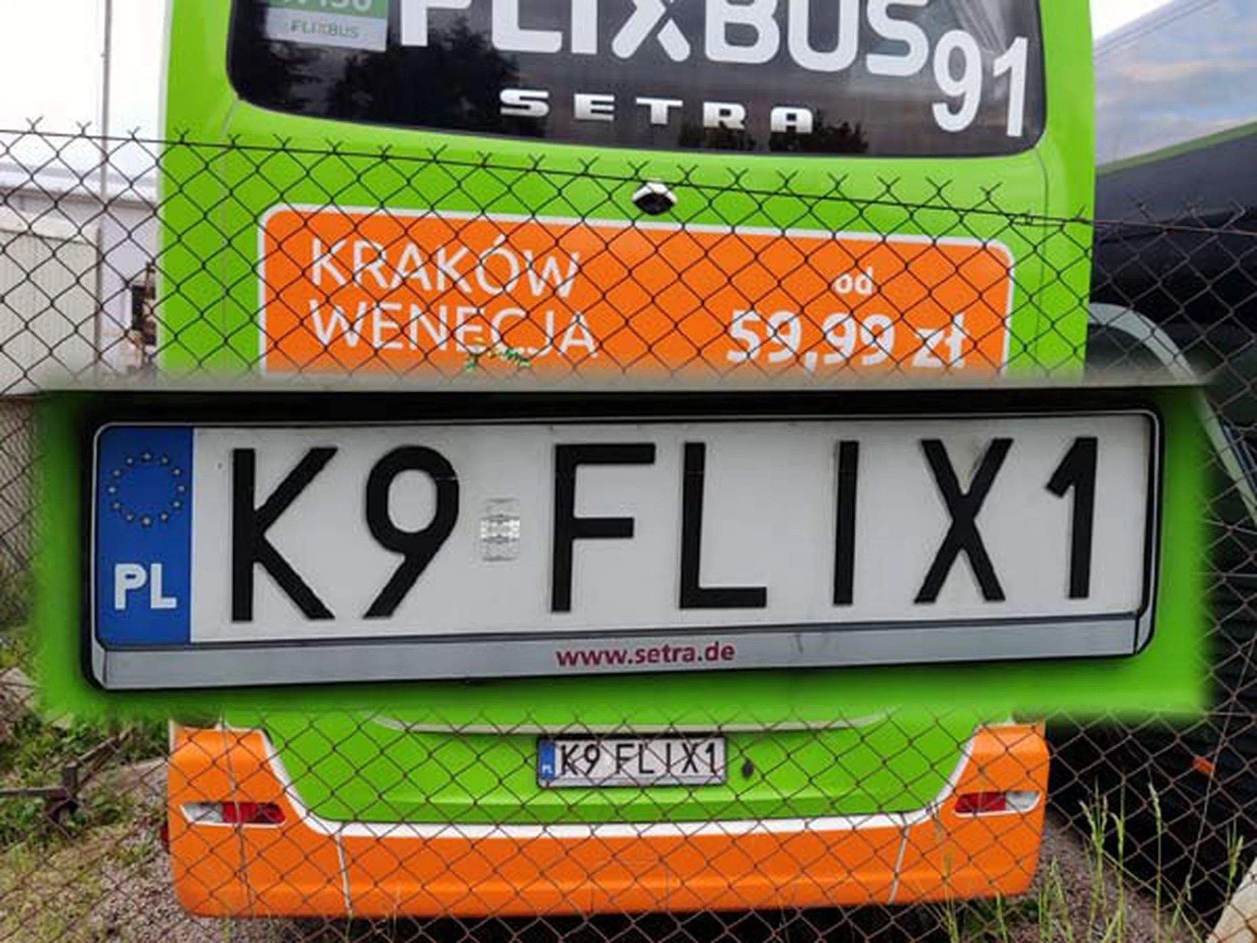 Fajny numer, blacha K9 FLIX1