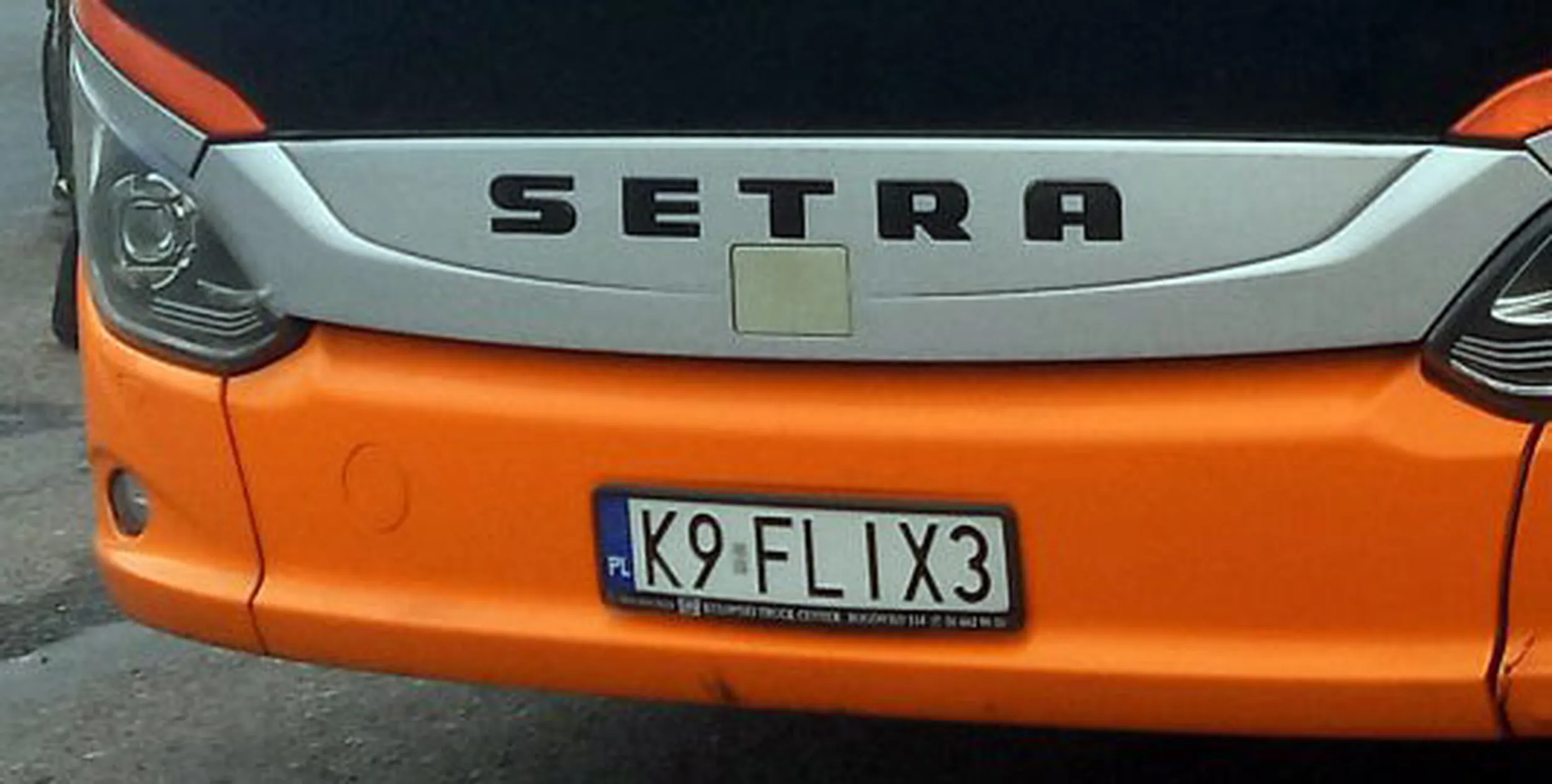 Fajny numer, blacha K9 FLIX3