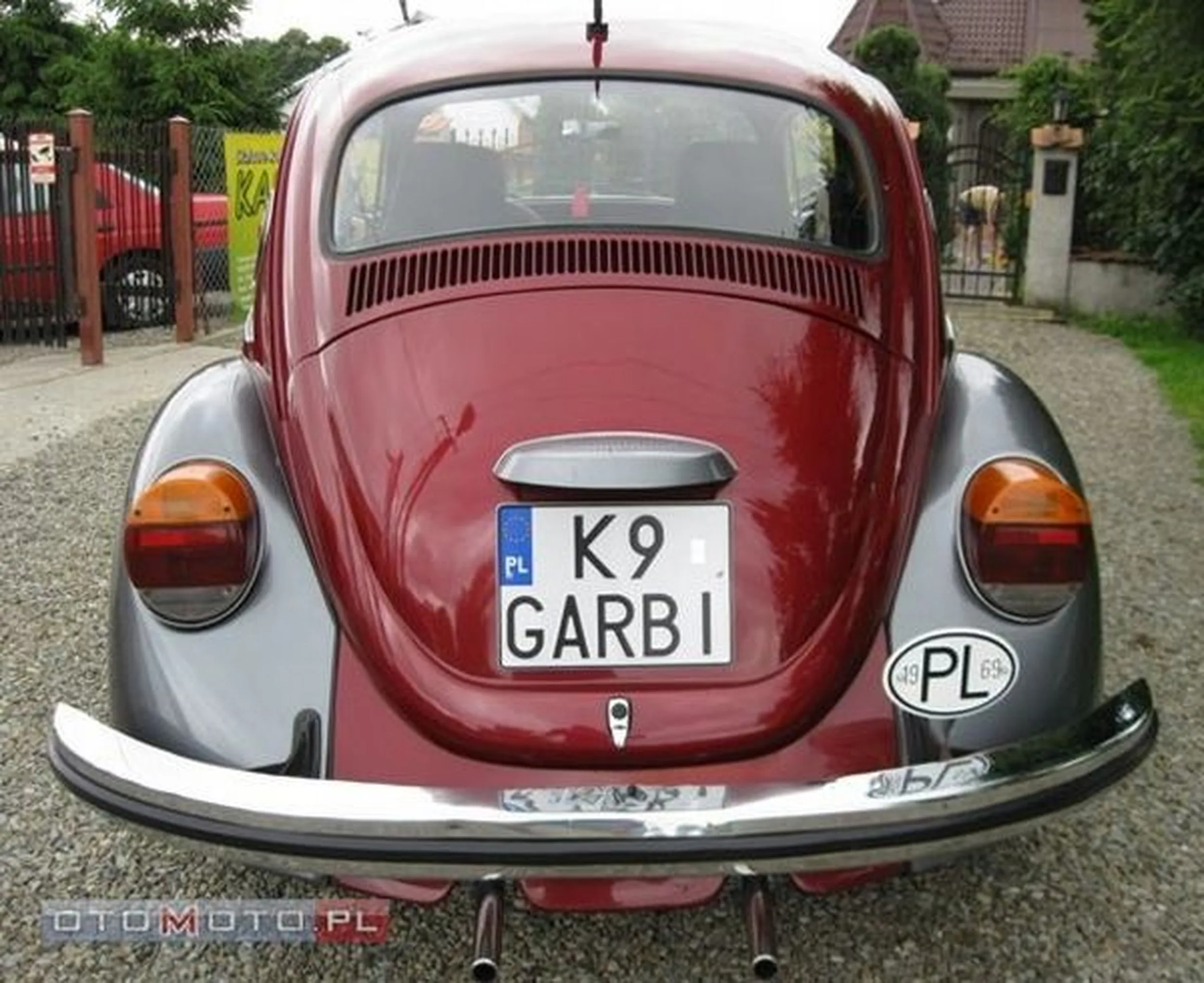 Fajny numer, blacha K9 GARBI