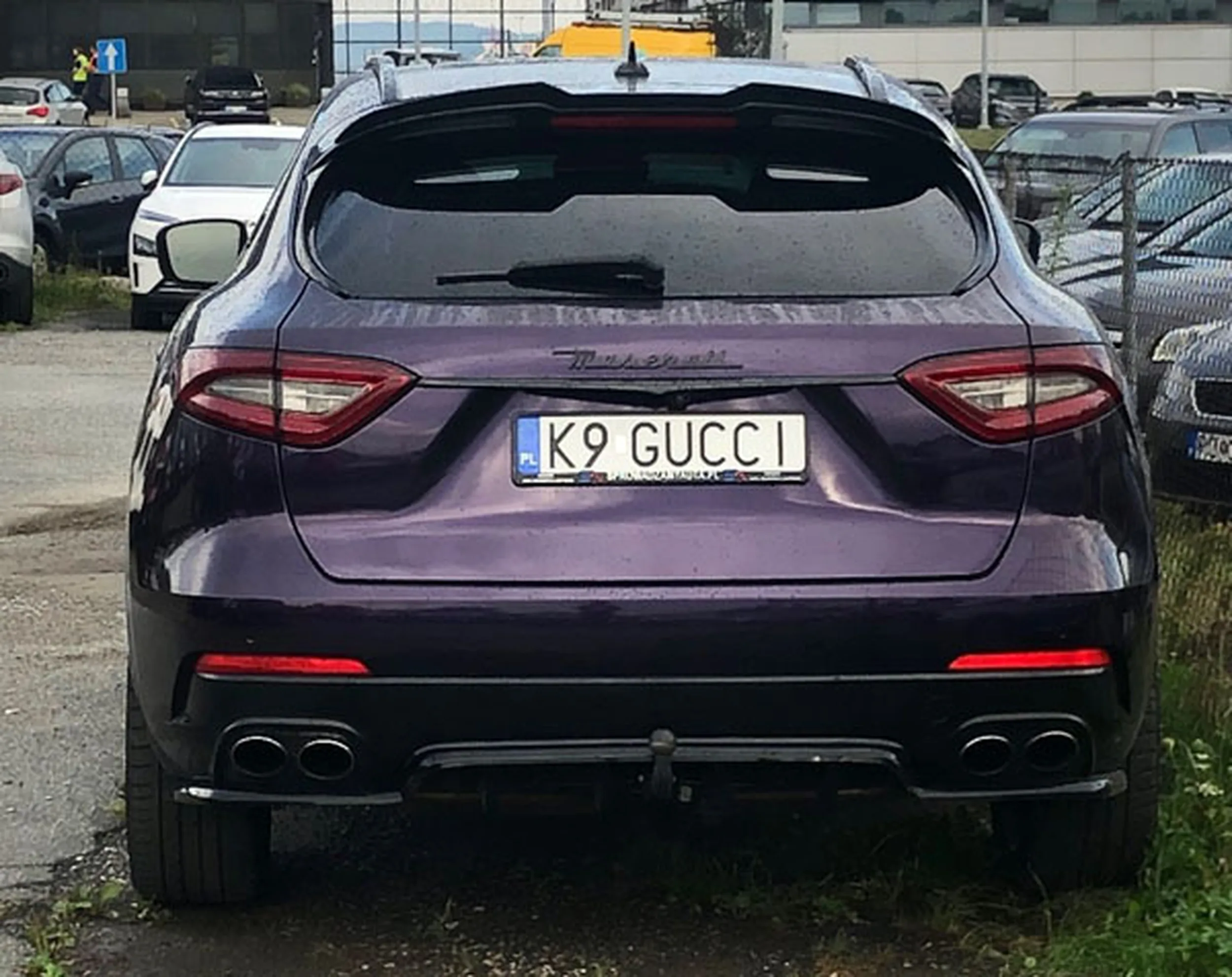 Fajny numer, blacha K9 GUCCI