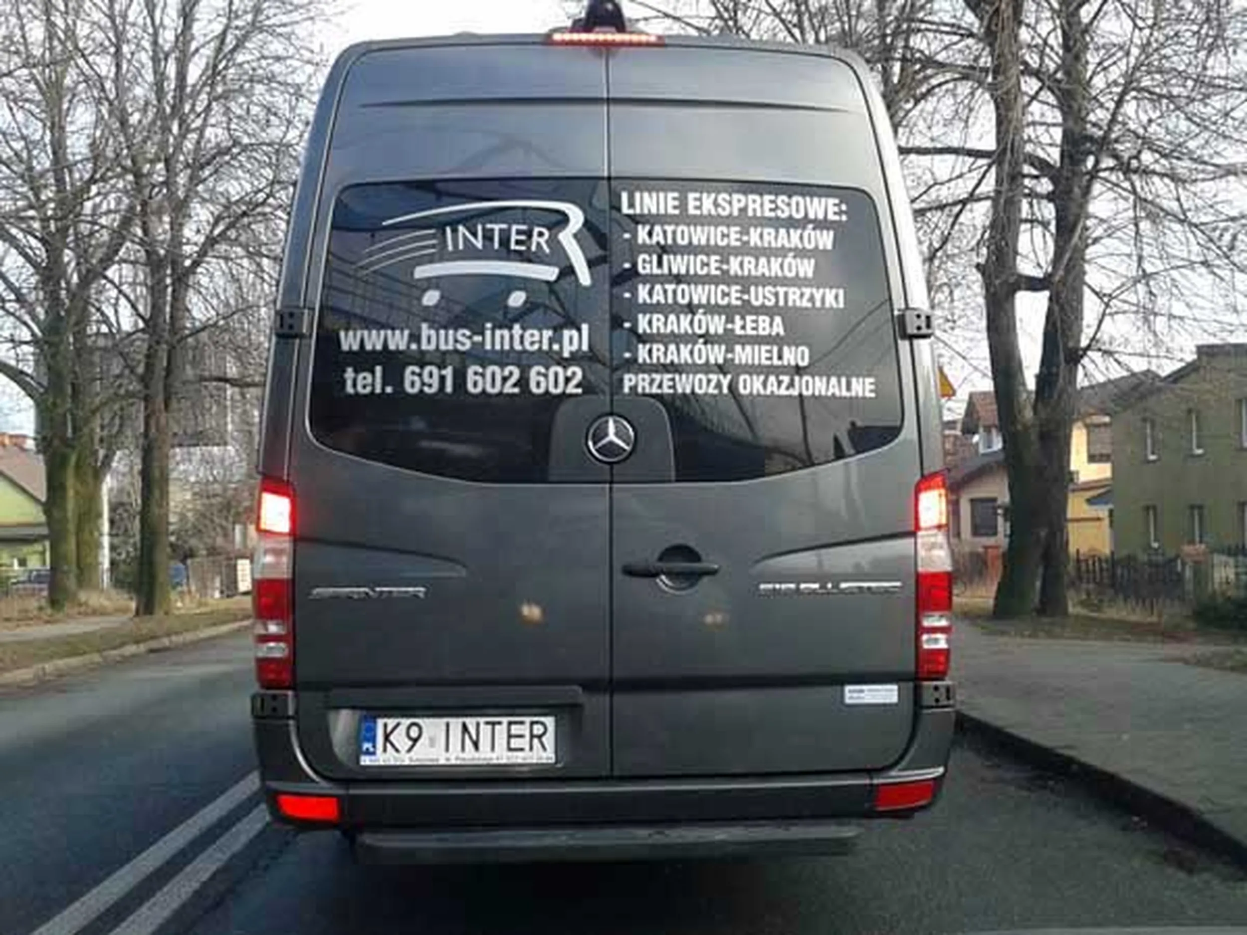 Fajny numer, blacha K9 INTER