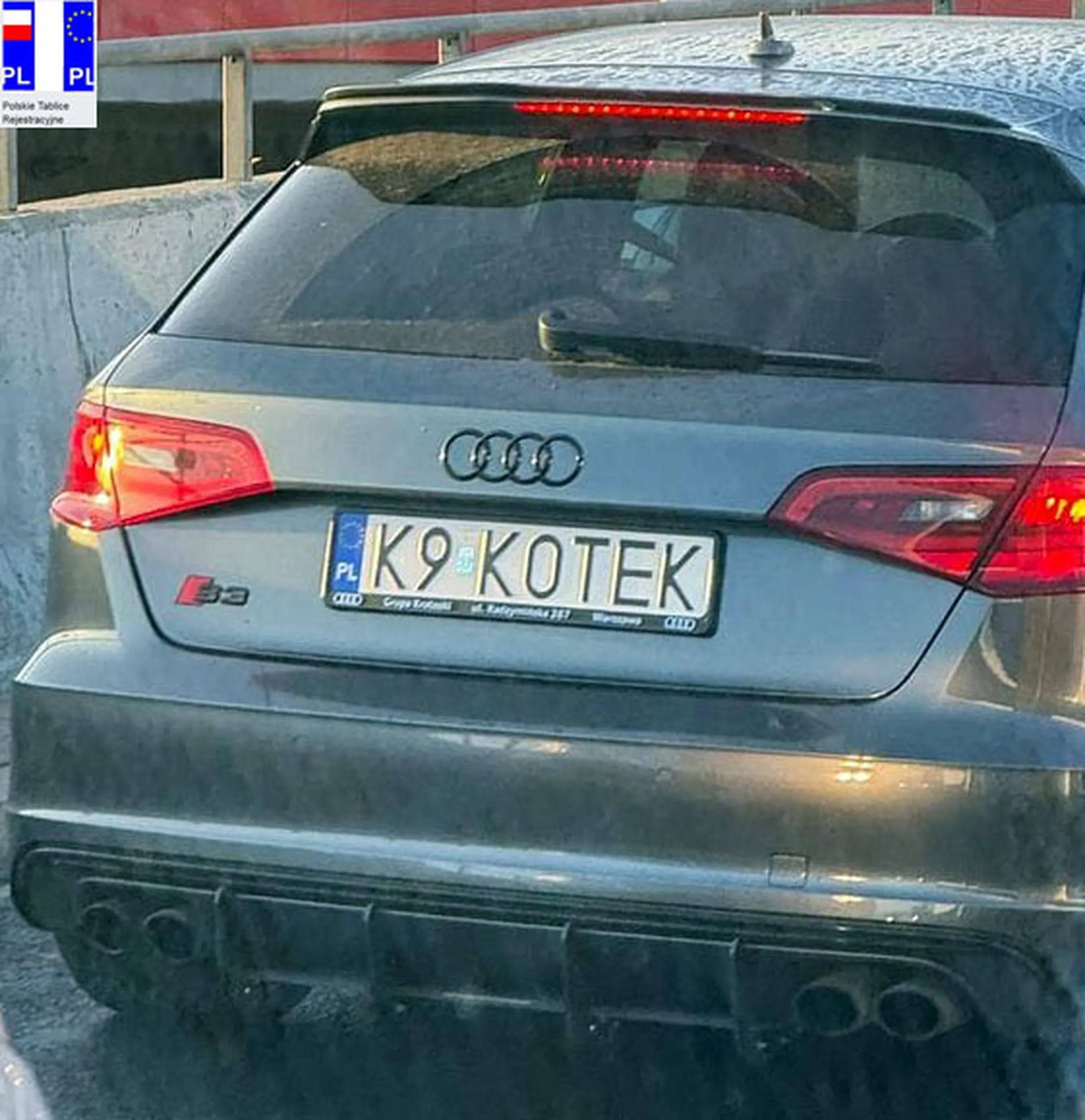 Fajny numer, blacha K9 KOTEK