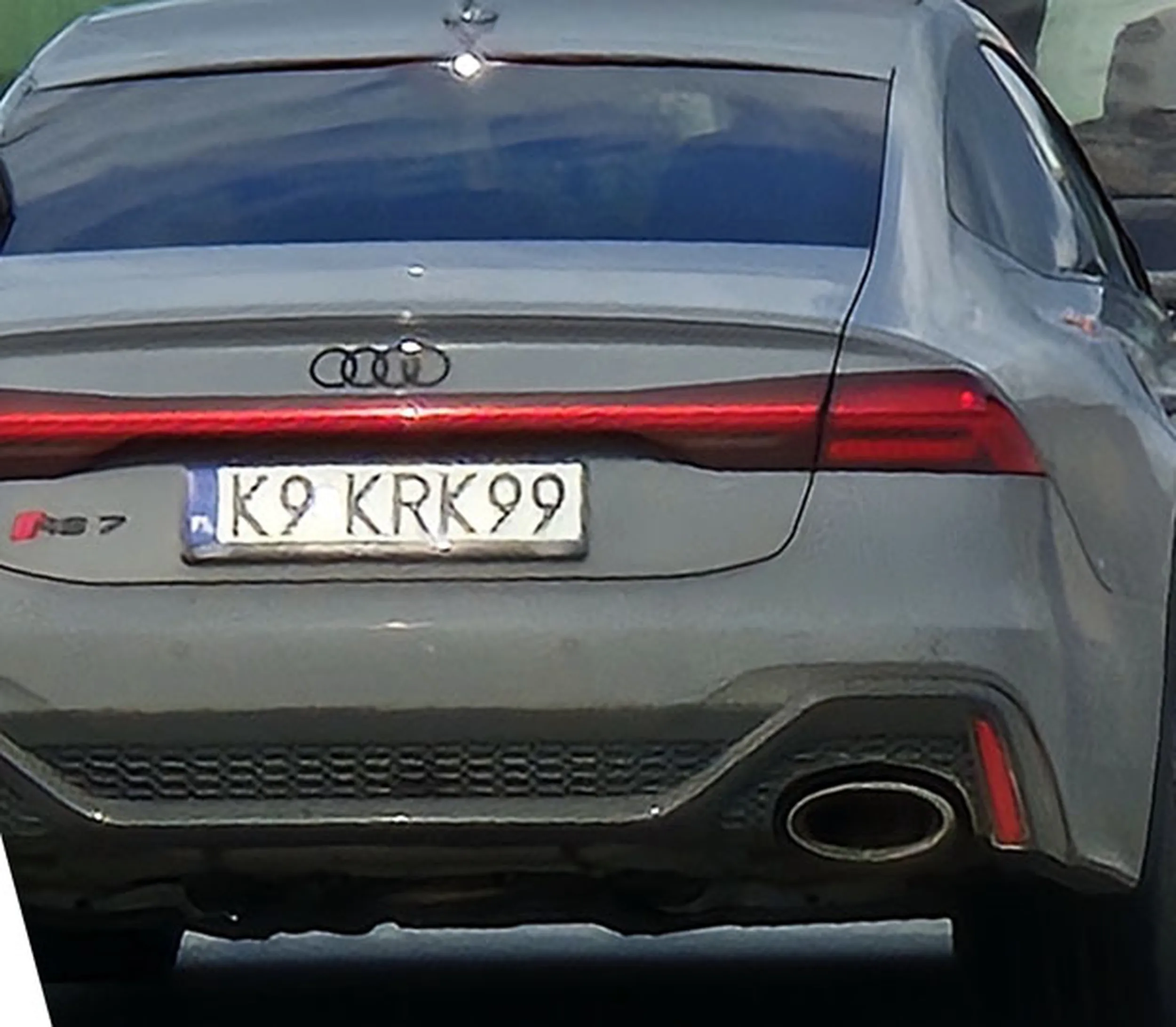 Fajny numer, blacha K9 KRK99