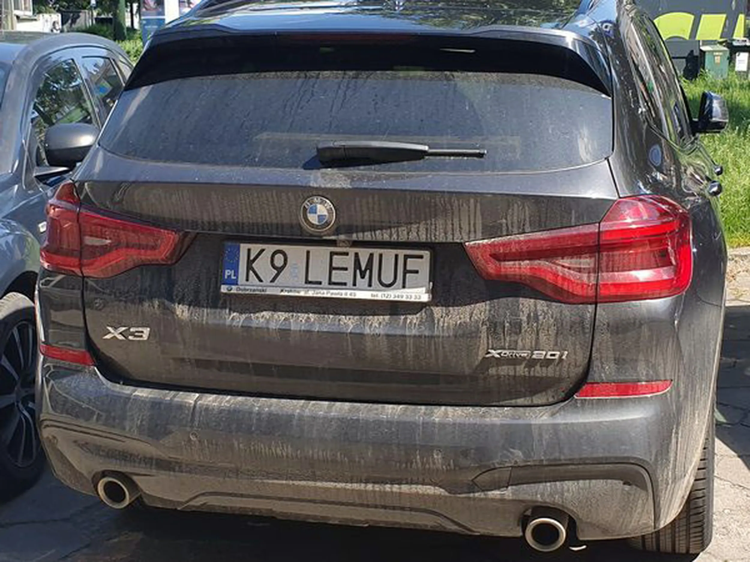 Fajny numer, blacha K9 LEMUF