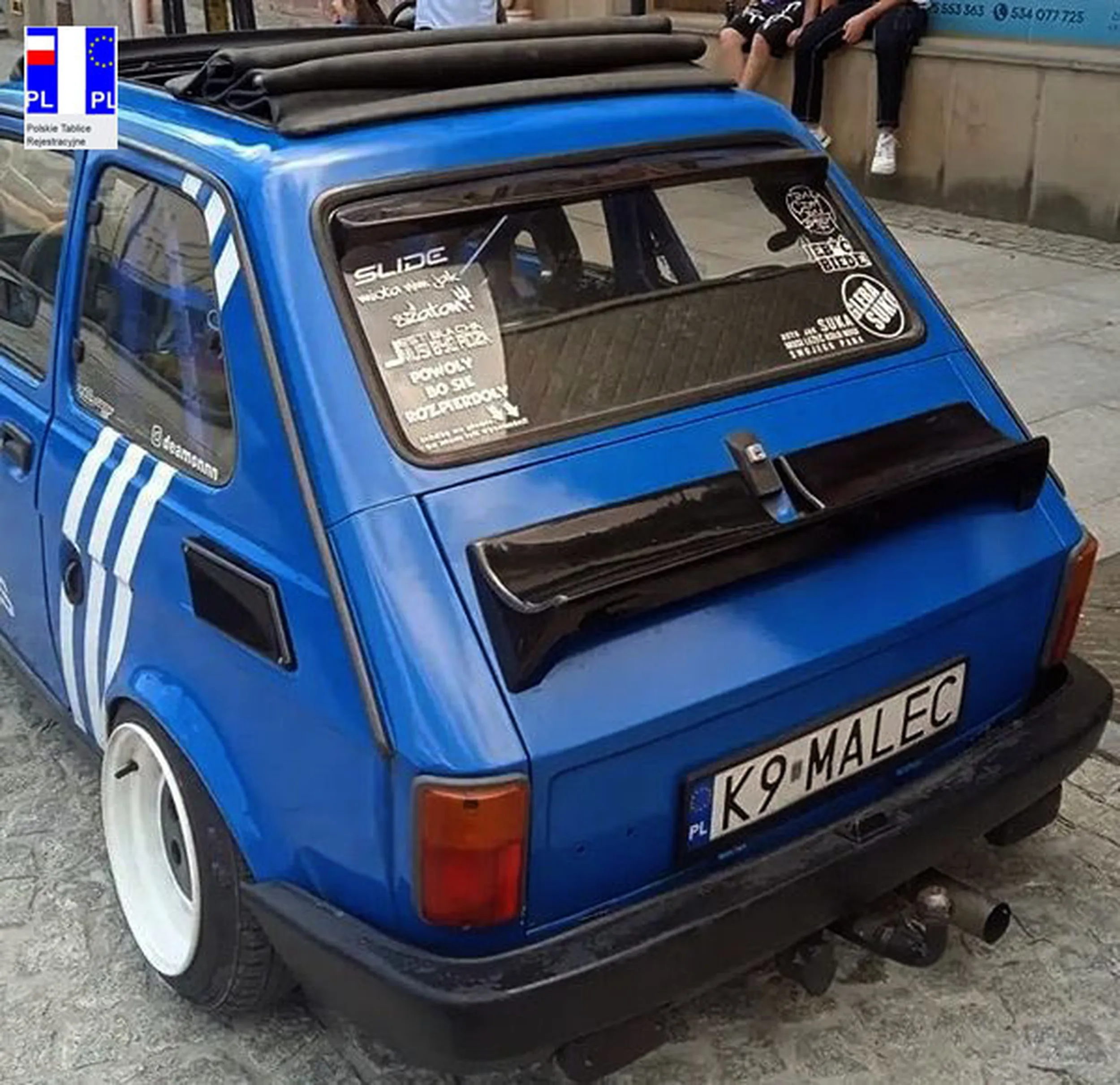 Fajny numer, blacha K9 MALEC