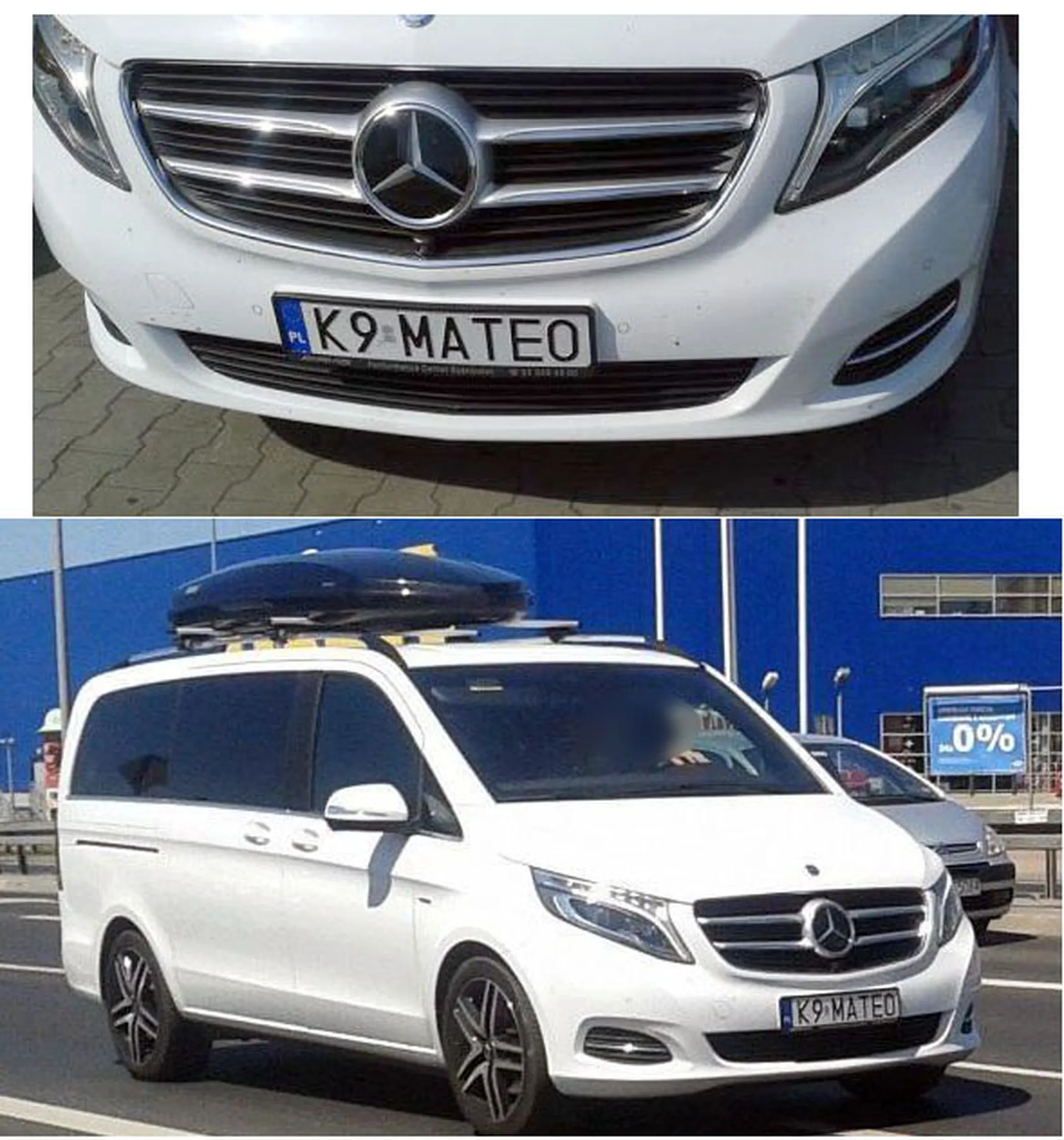 Fajny numer, blacha K9 MATEO