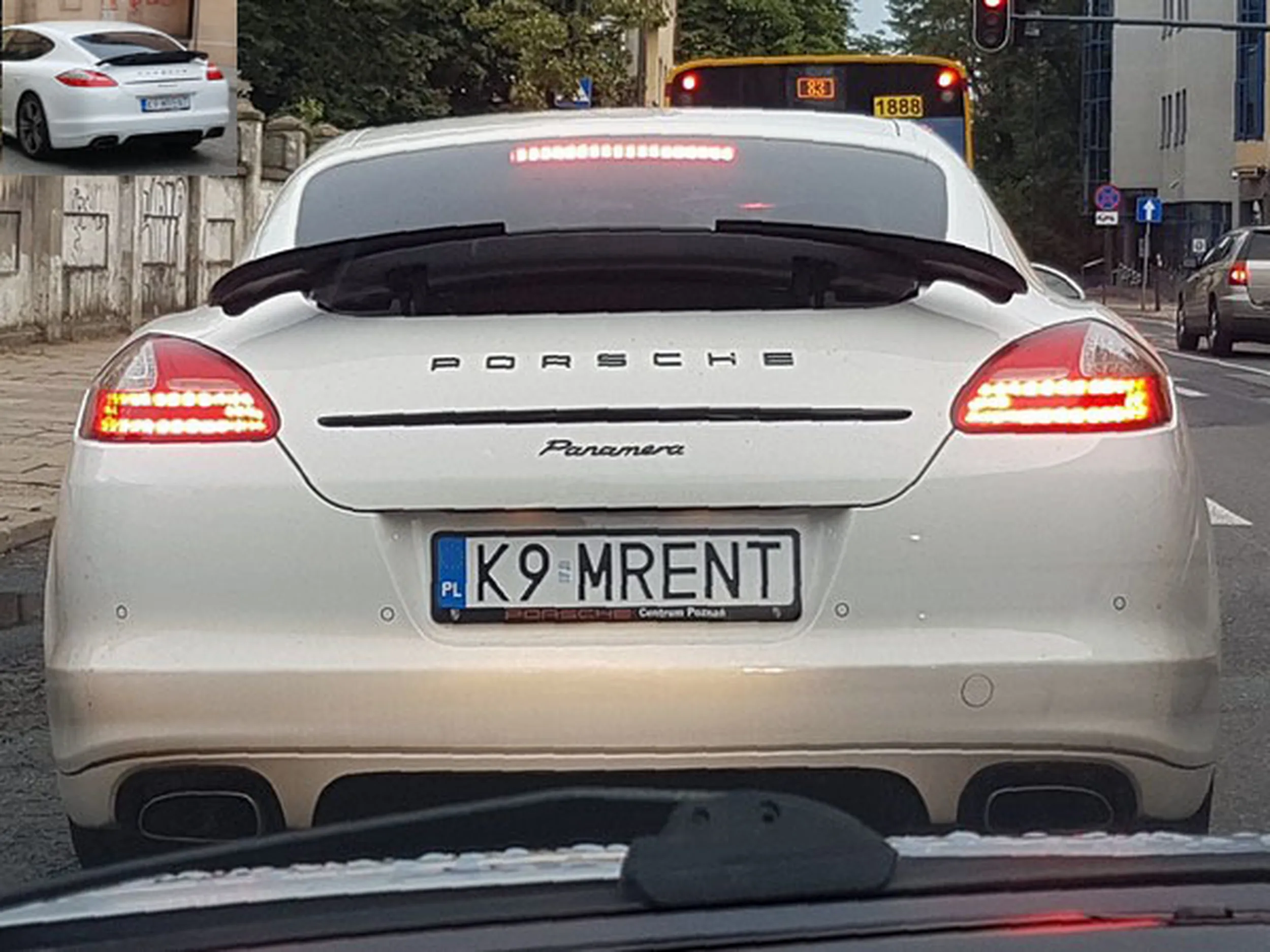 Fajny numer, blacha K9 MRENT