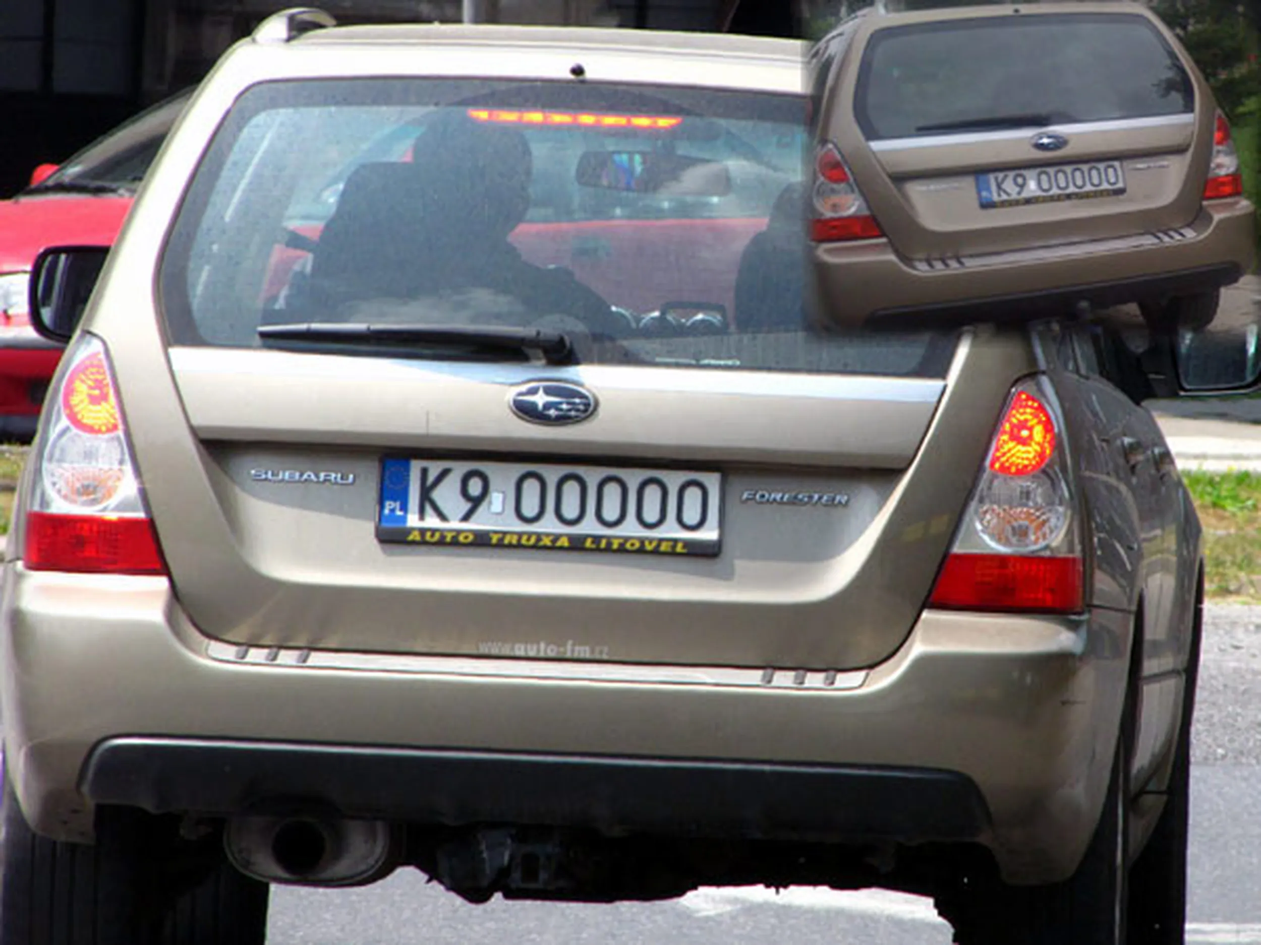 Fajny numer, blacha K9 OOOOO