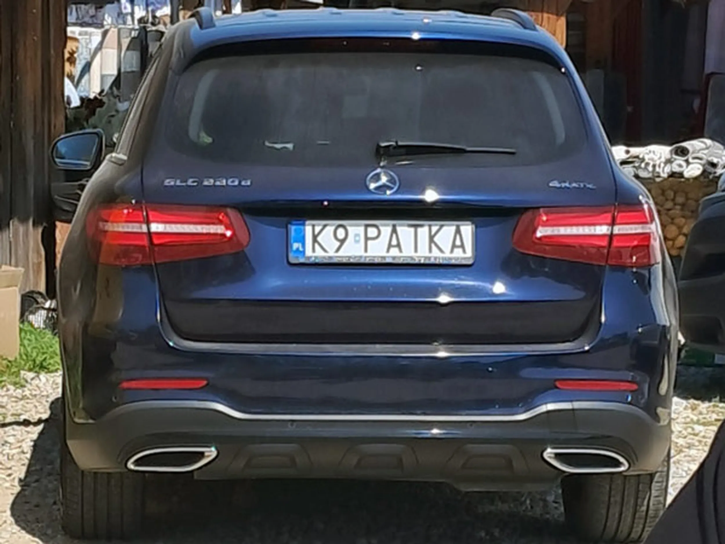 Fajny numer, blacha K9 PATKA