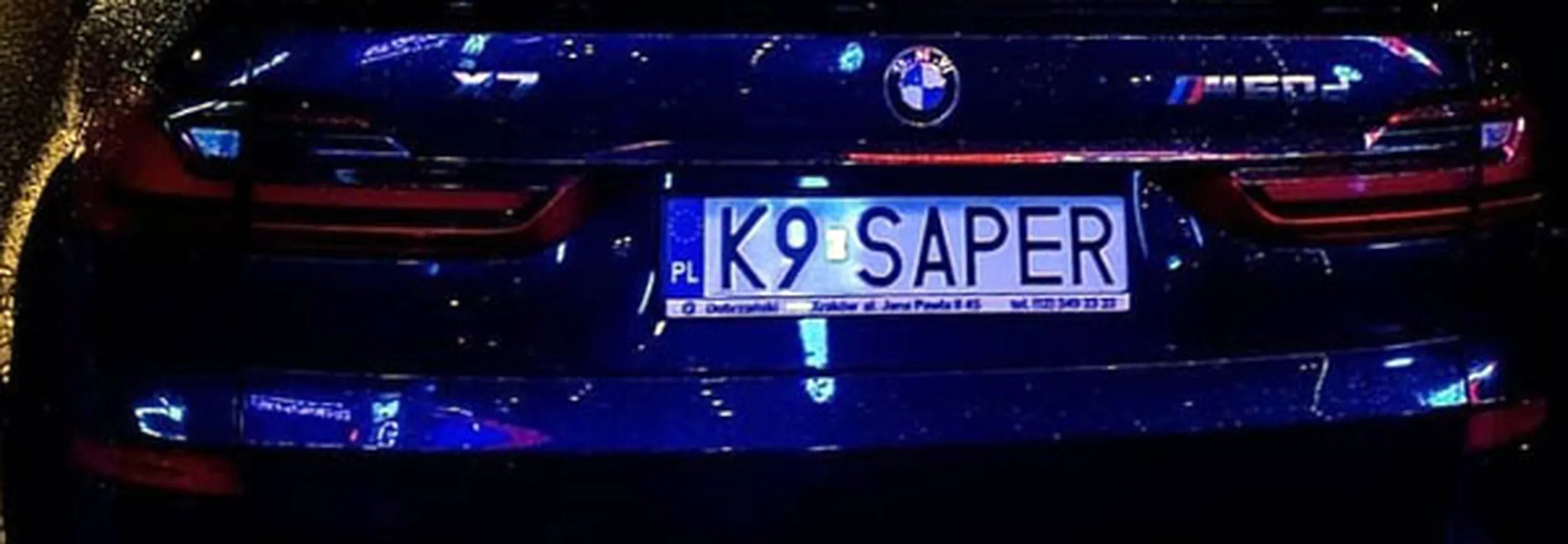 Fajny numer, blacha K9 SAPER