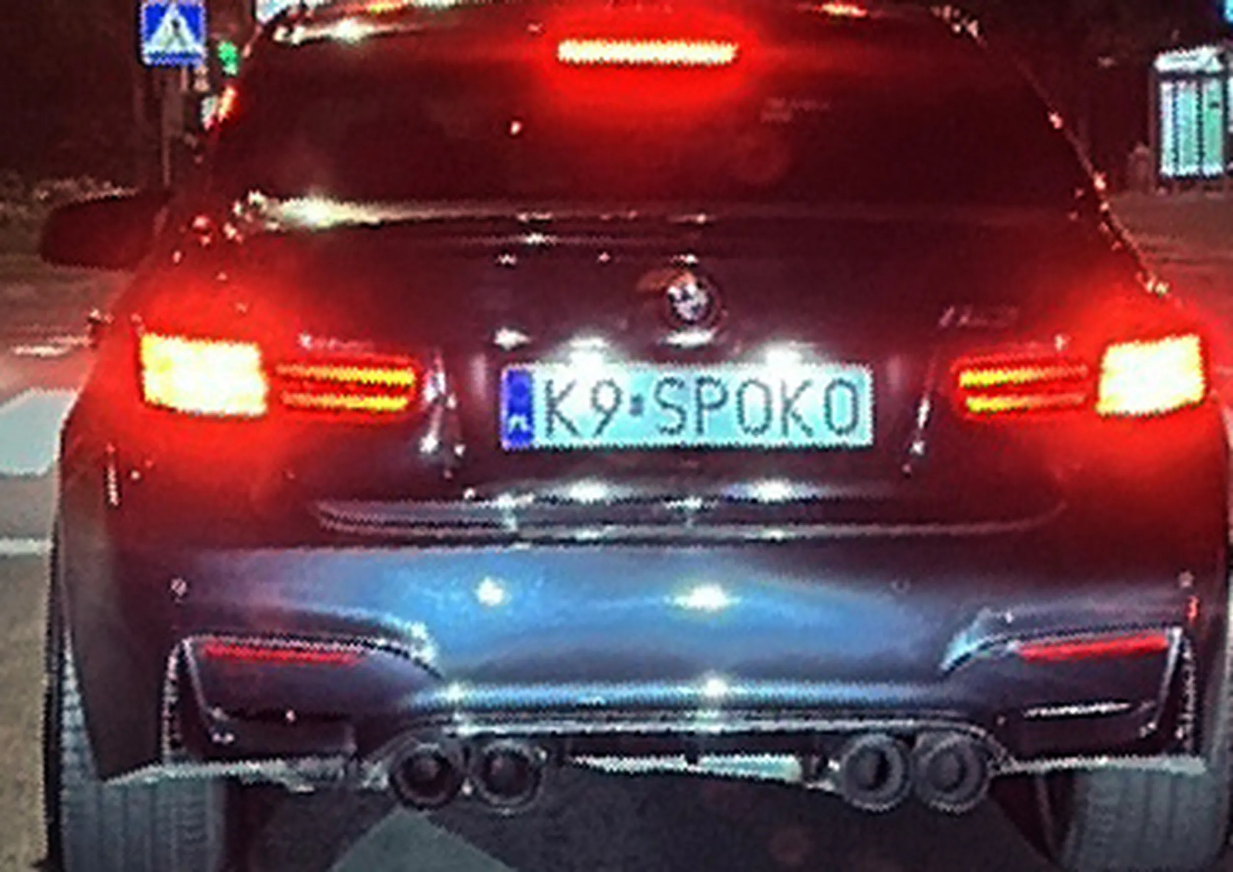 Fajny numer, blacha K9 SPOKO