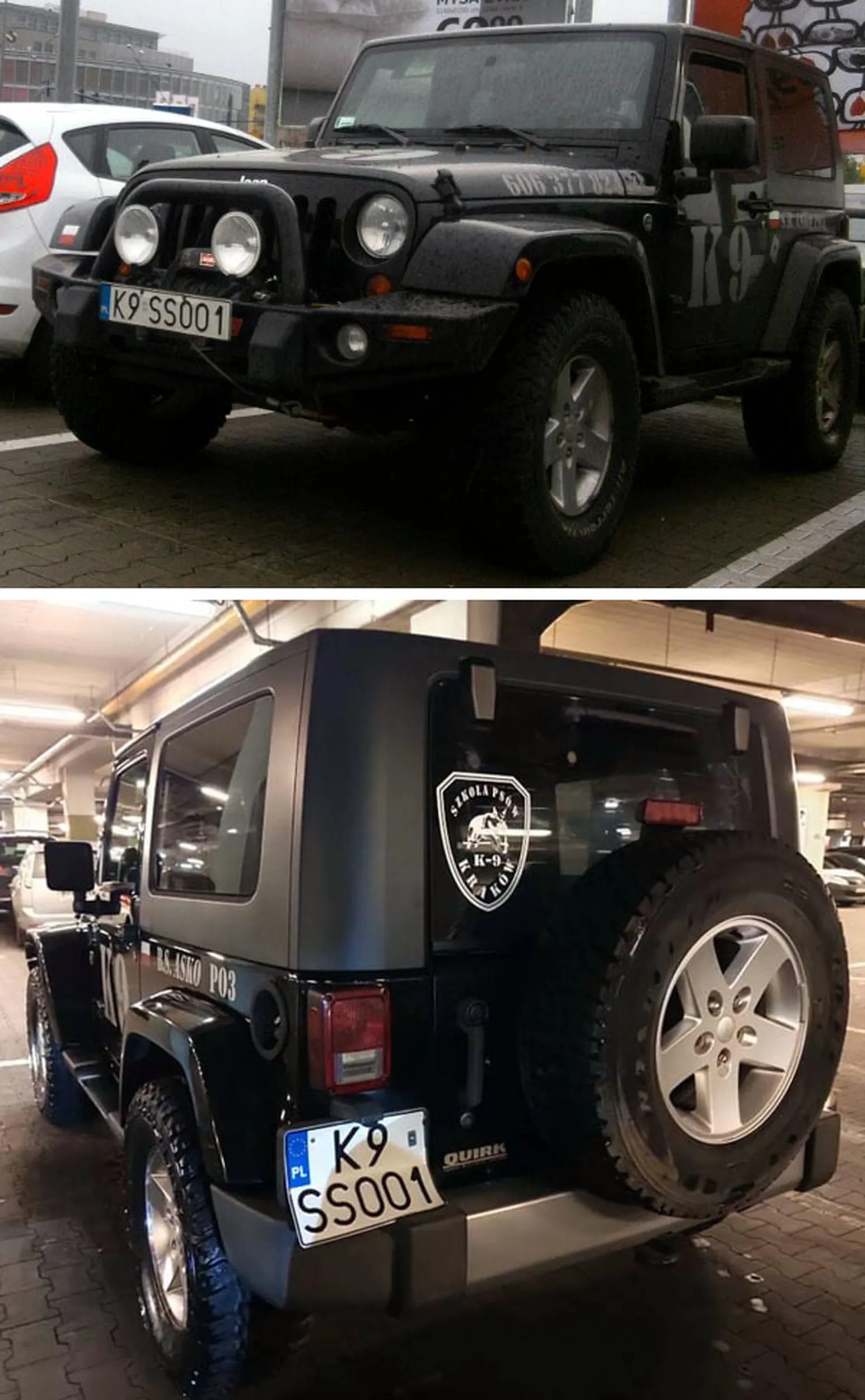 Fajny numer, blacha K9 SSOO1