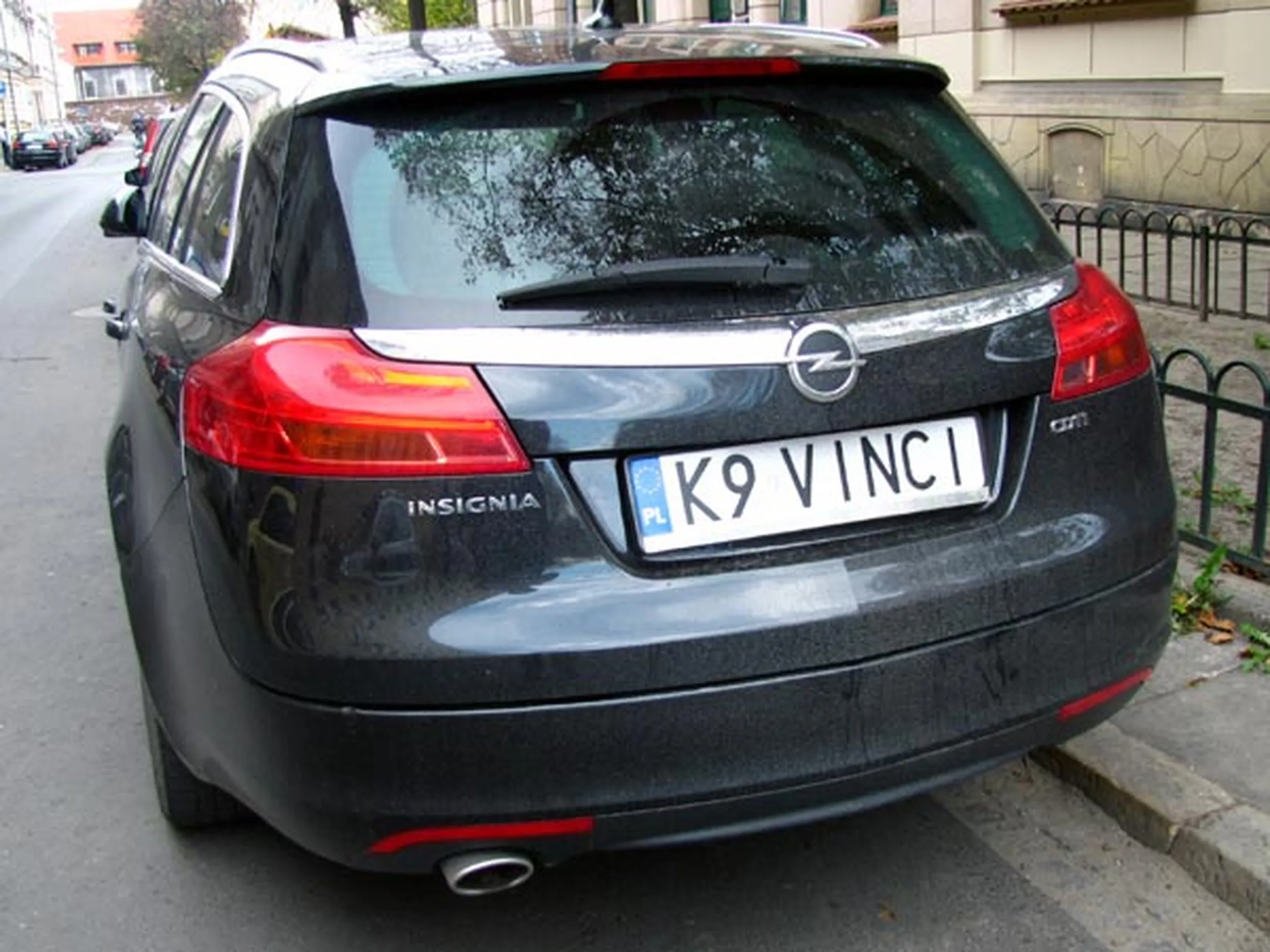 Fajny numer, blacha K9 VINCI