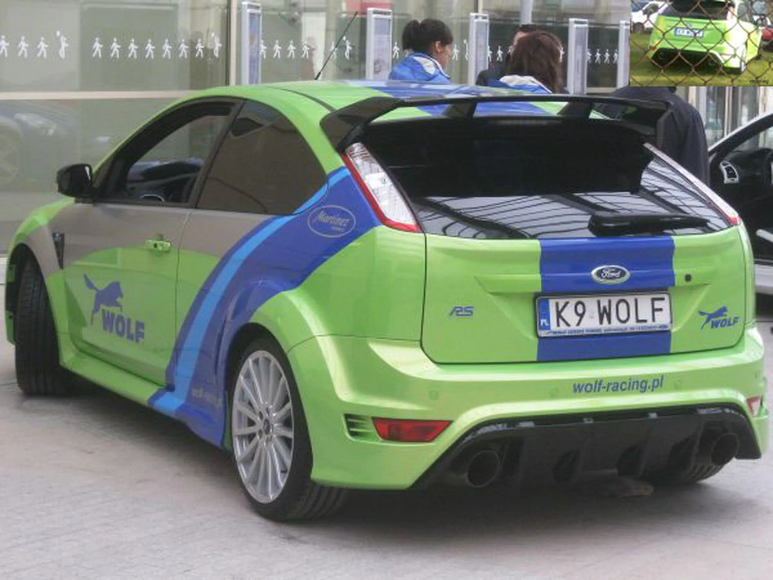 Fajny numer, blacha K9 WOLF