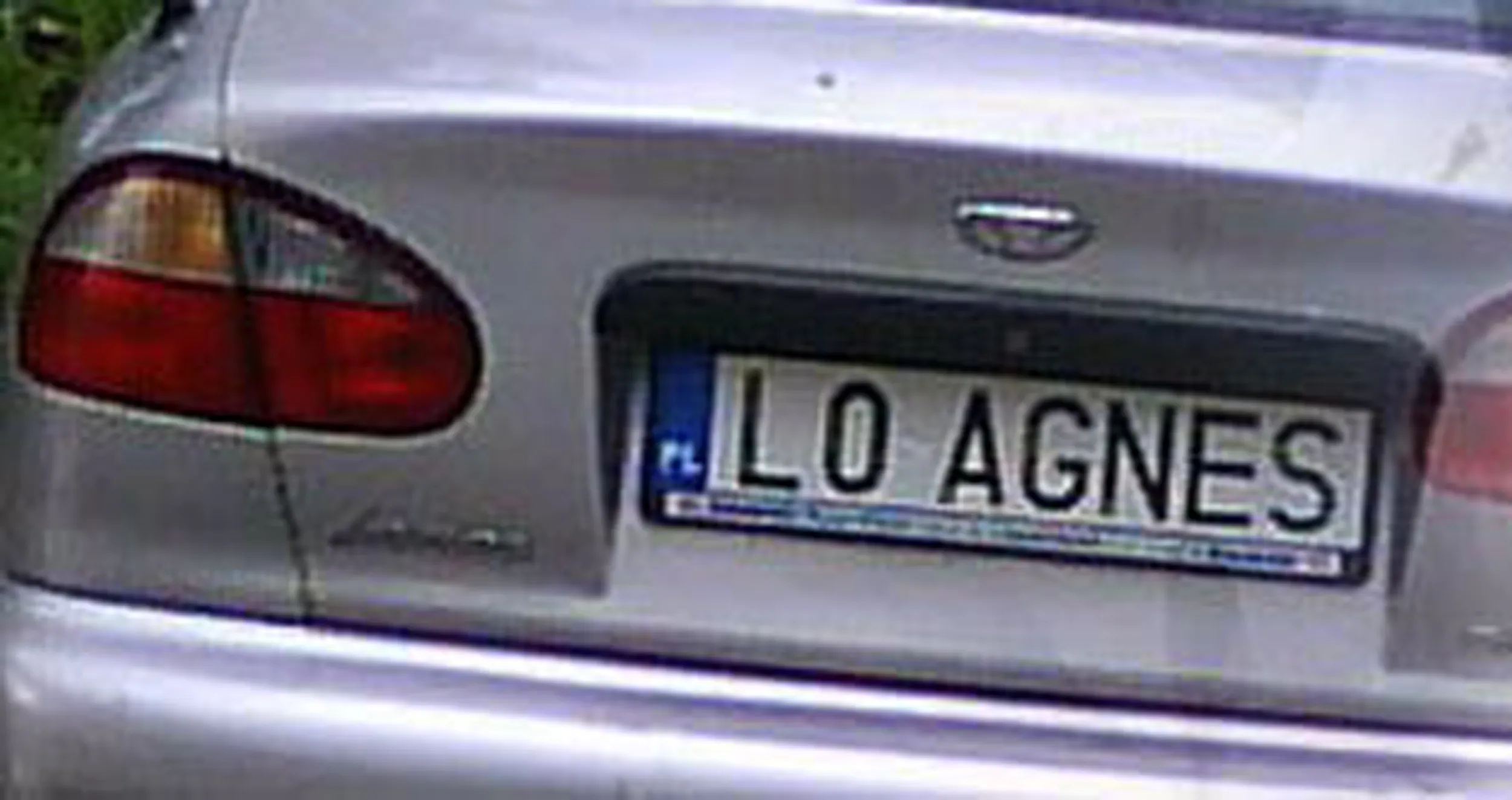 Fajny numer, blacha L0 AGNES