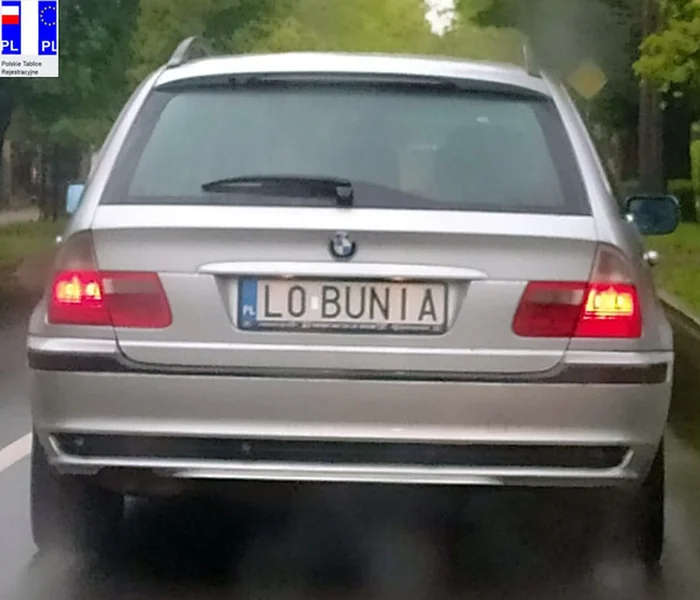 Fajny numer, blacha L0 BUNIA