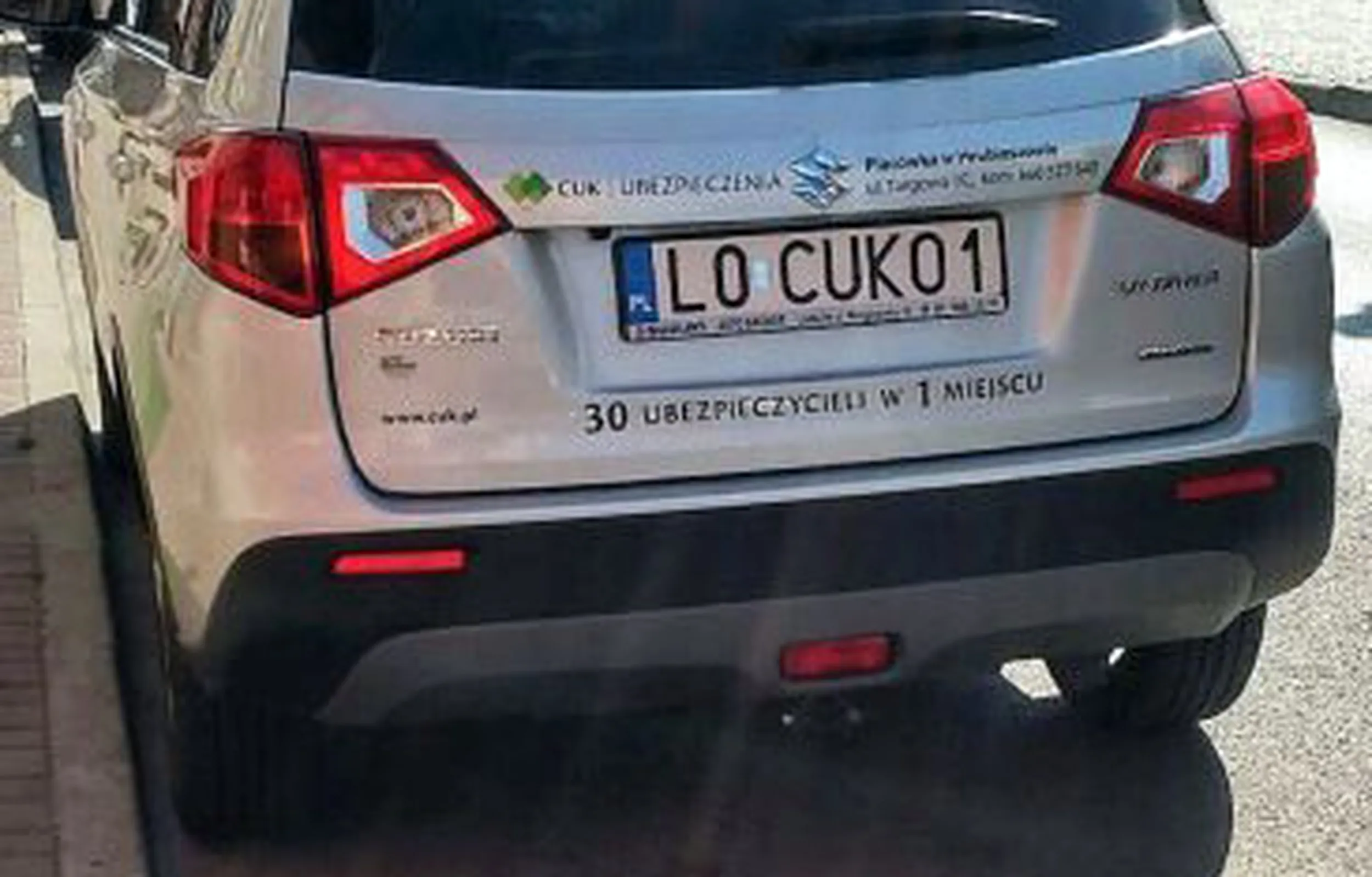 Fajny numer, blacha L0 CUKO1