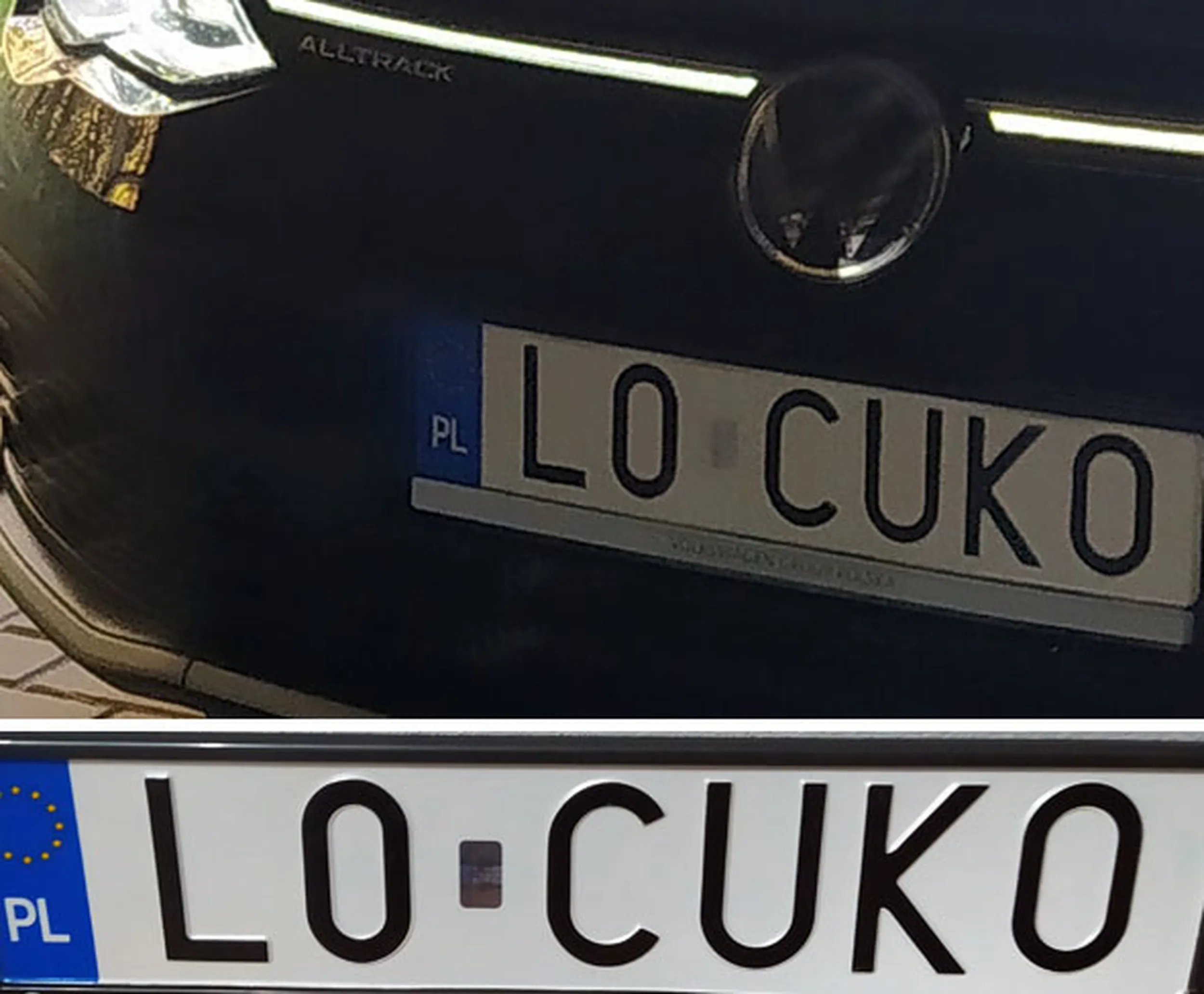 Fajny numer, blacha L0 CUKO