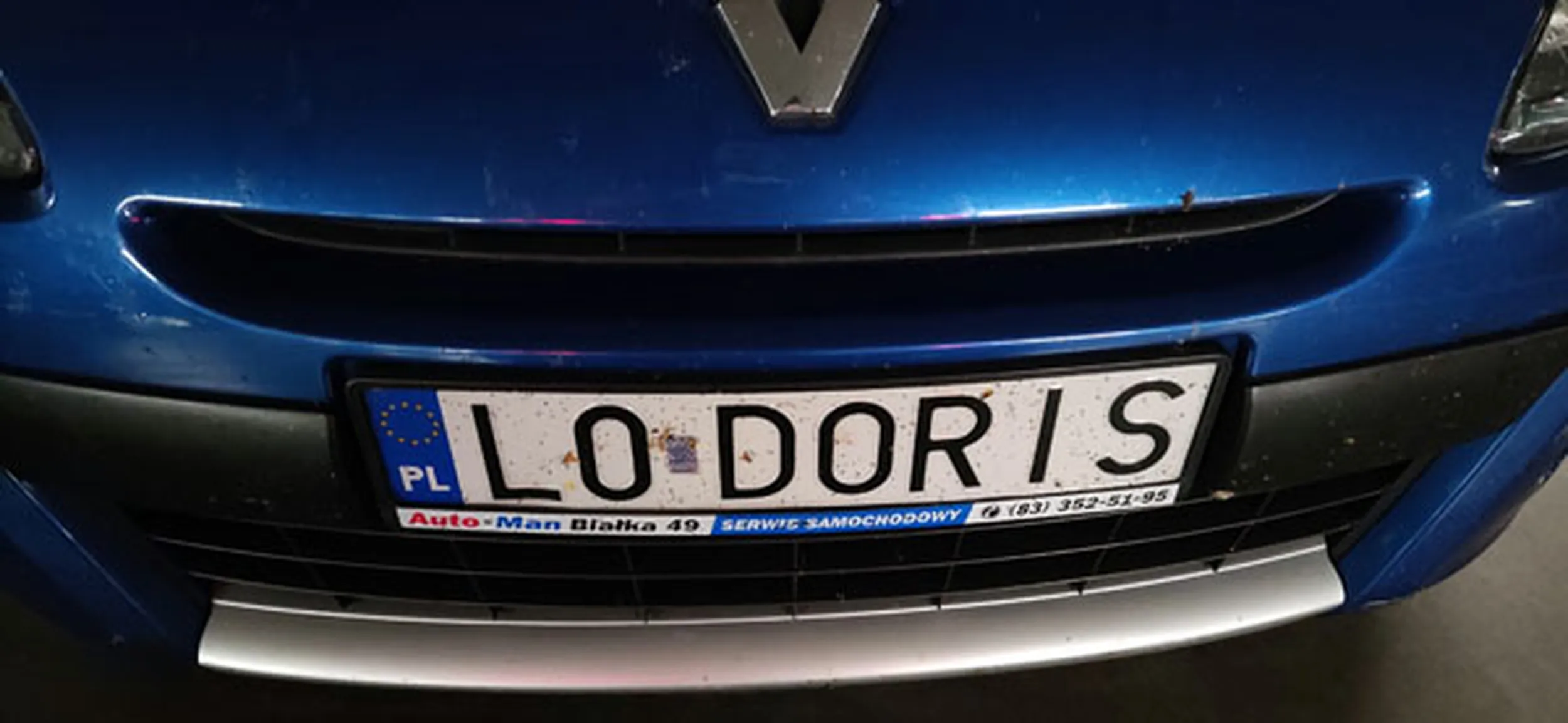 Fajny numer, blacha L0 DORIS