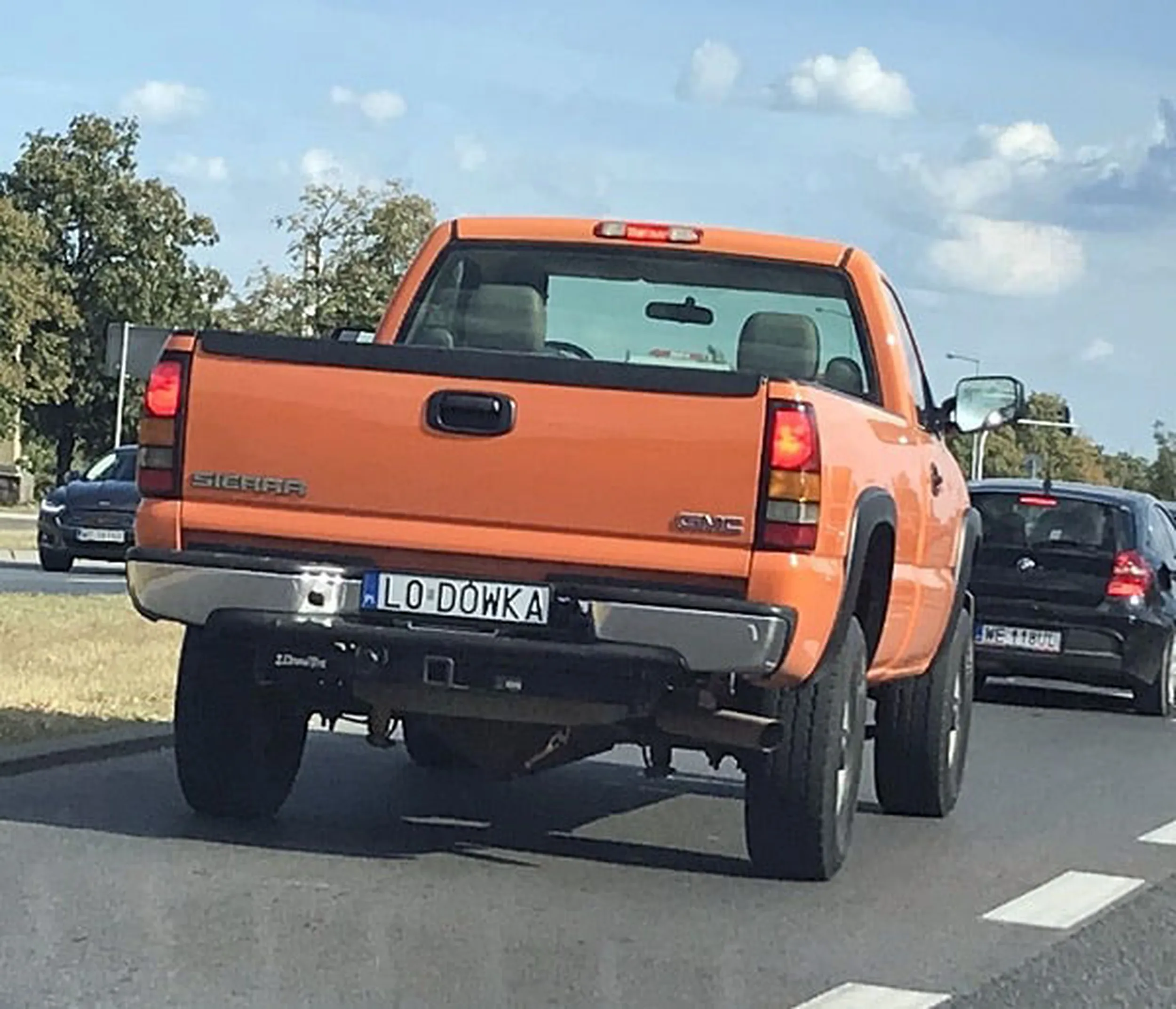 Fajny numer, blacha L0 DOWKA