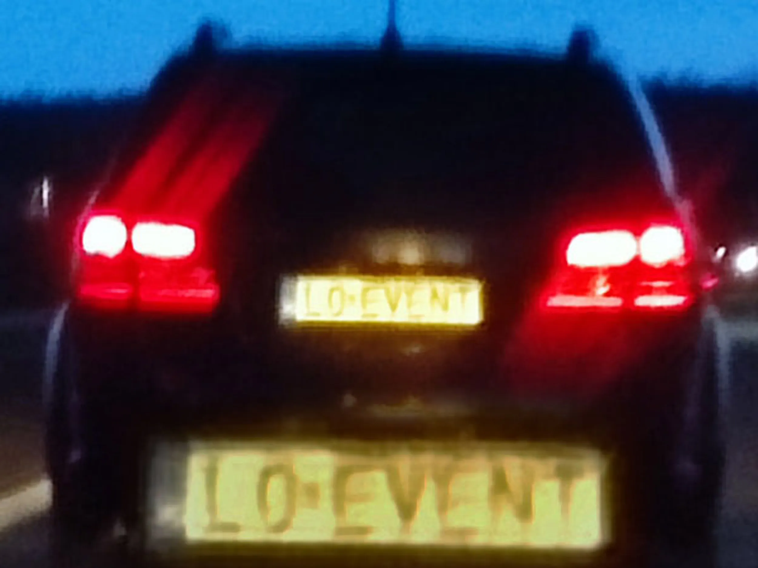 Fajny numer, blacha L0 EVENT