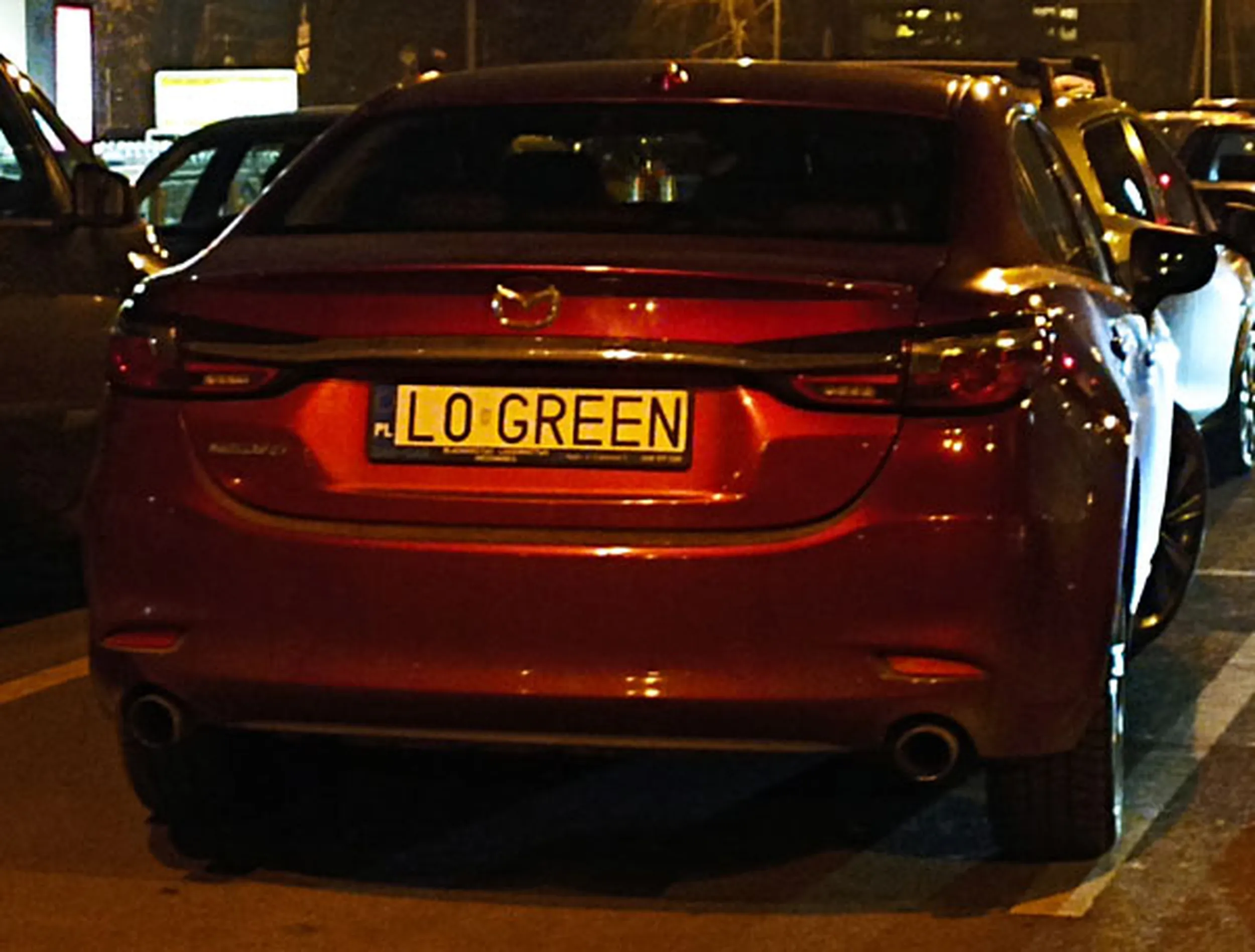 Fajny numer, blacha L0 GREEN