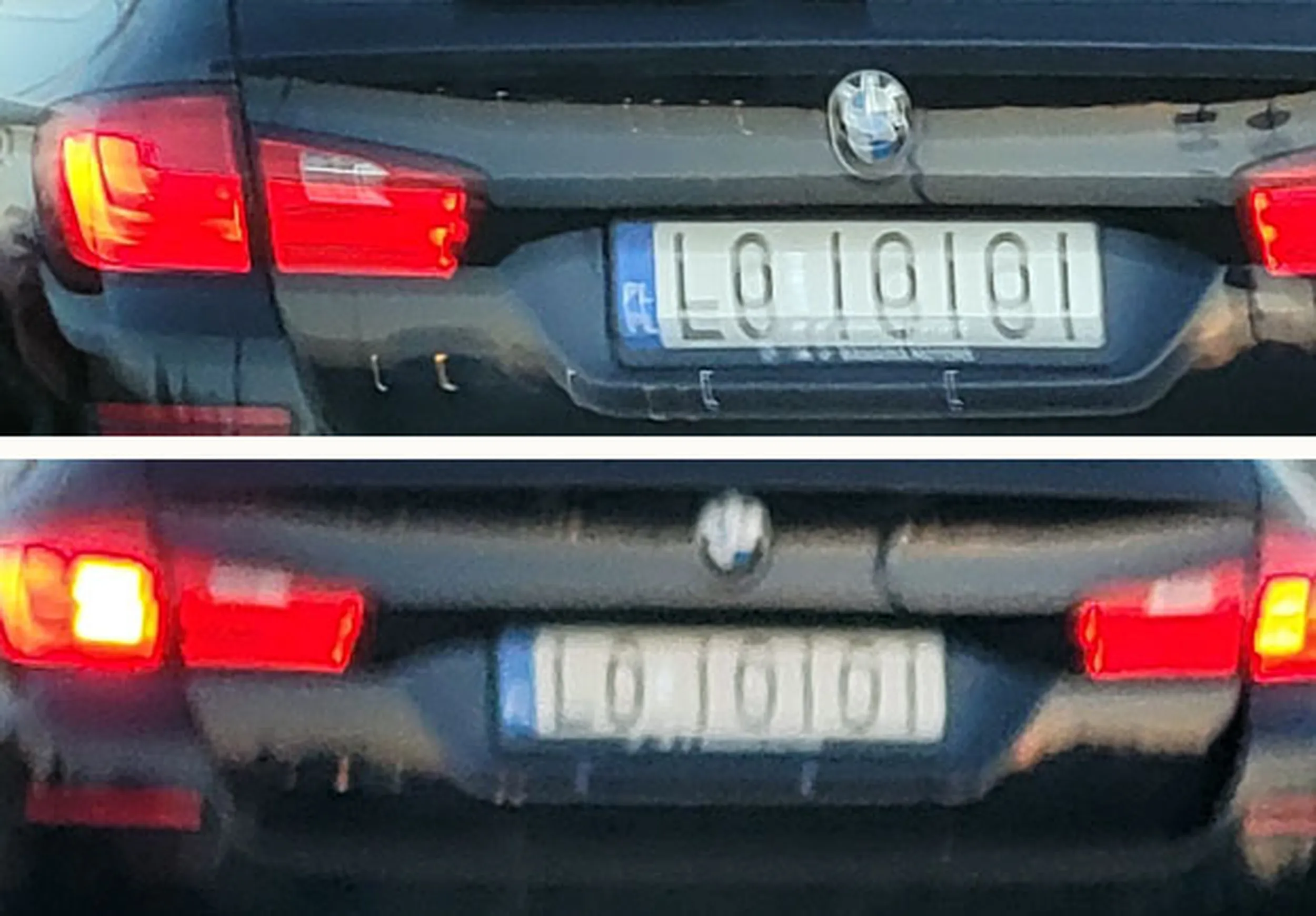 Fajny numer, blacha L0 IOIOI