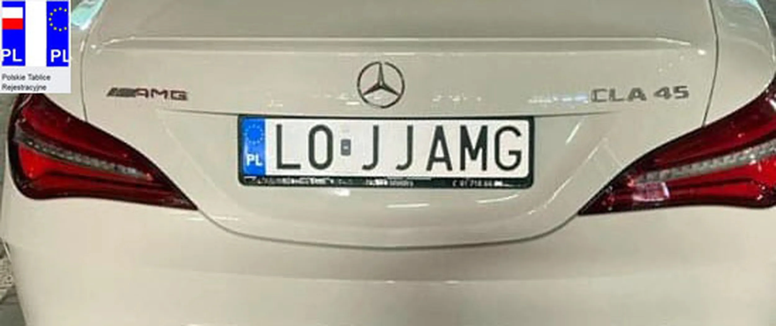 Fajny numer, blacha L0 JJAMG