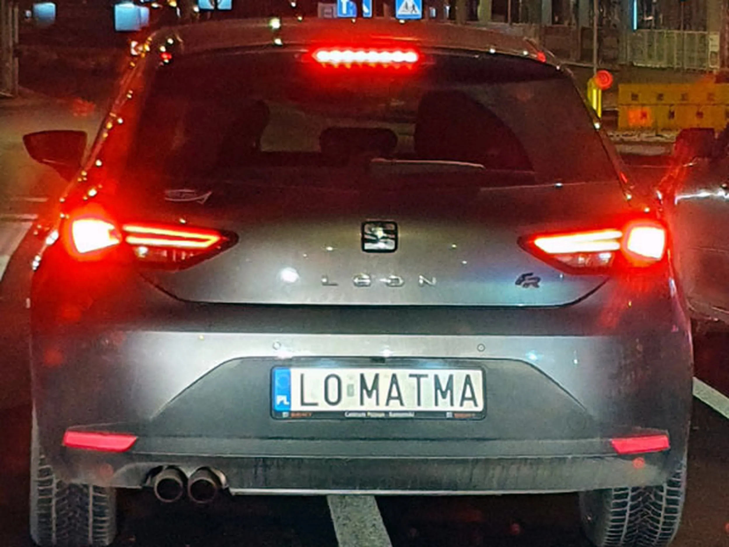 Fajny numer, blacha L0 MATMA