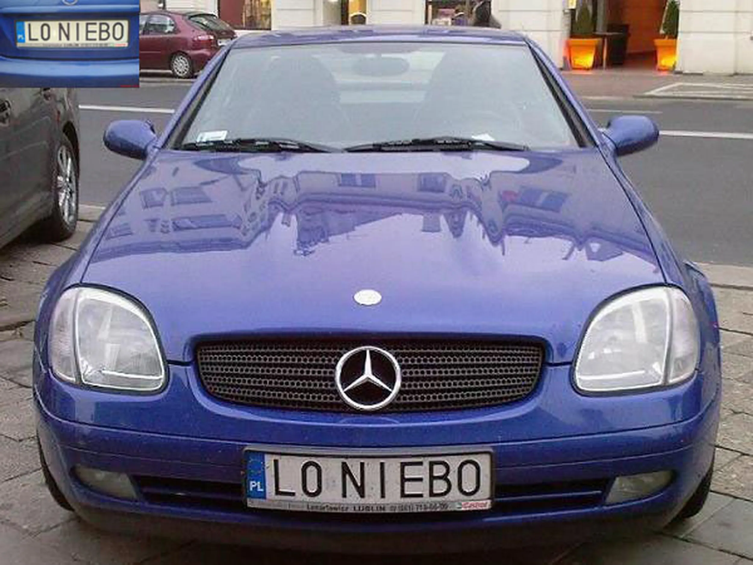 Fajny numer, blacha L0 NIEBO