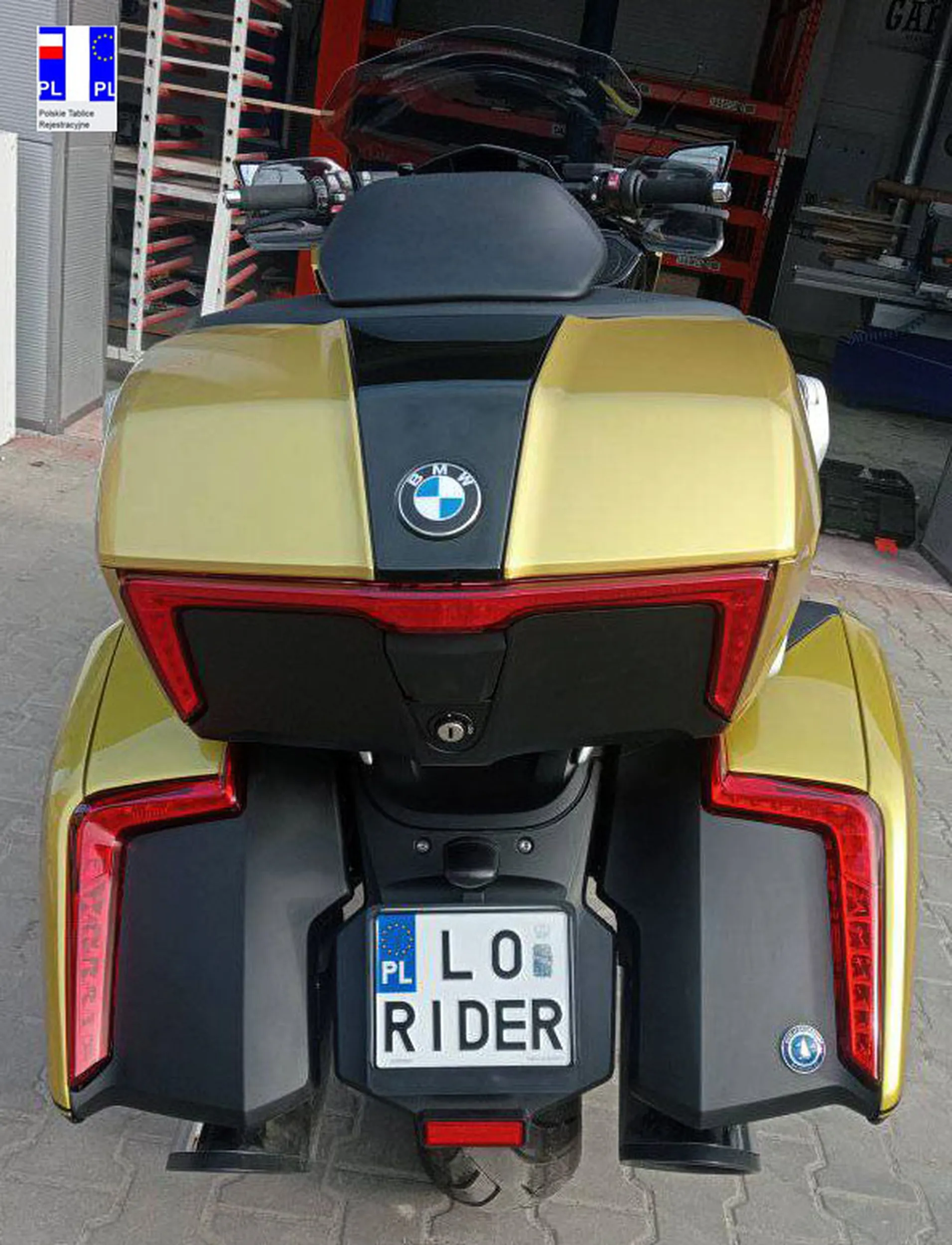 Fajny numer, blacha L0 RIDER