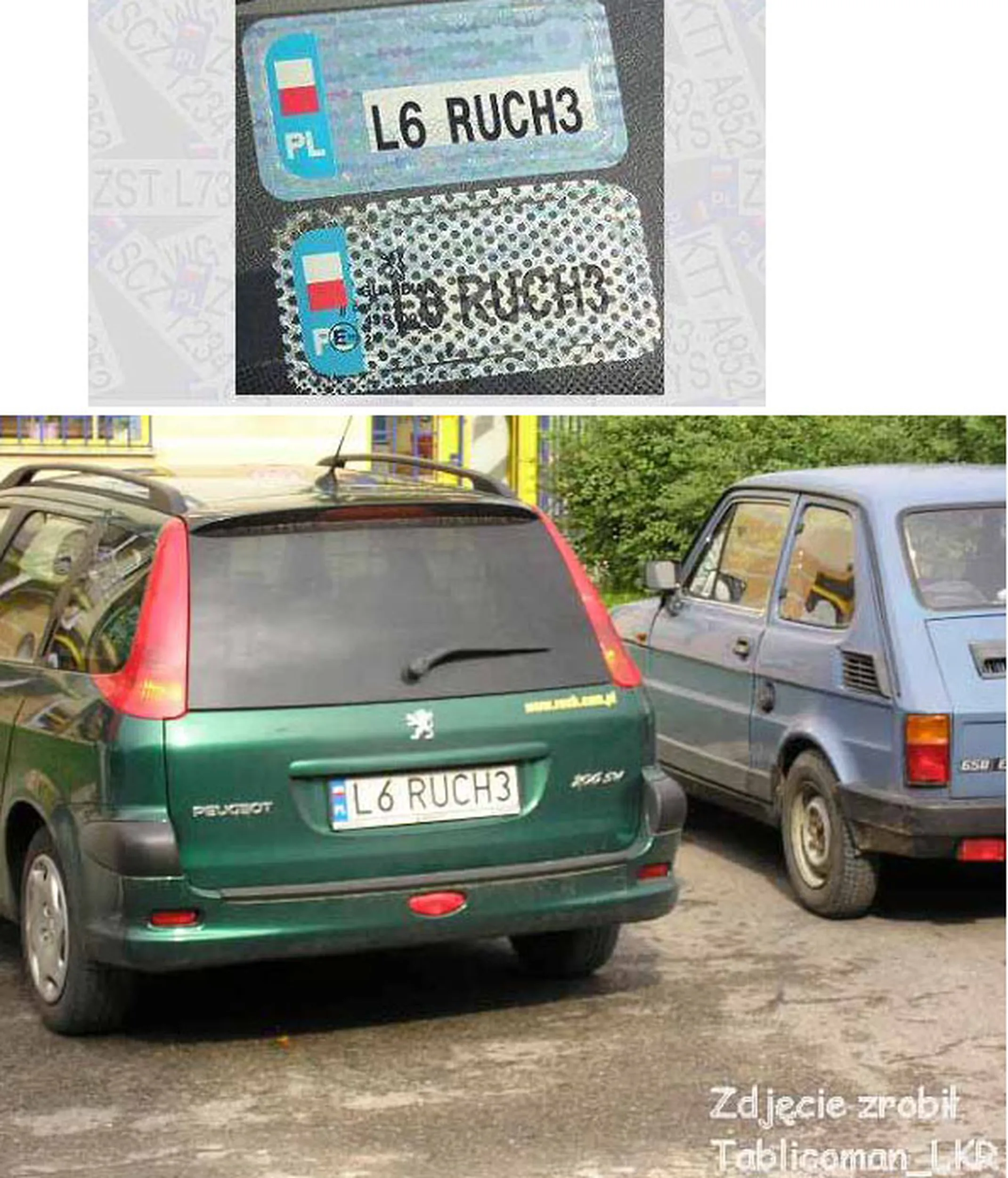 Fajny numer, blacha L0 RUCH3