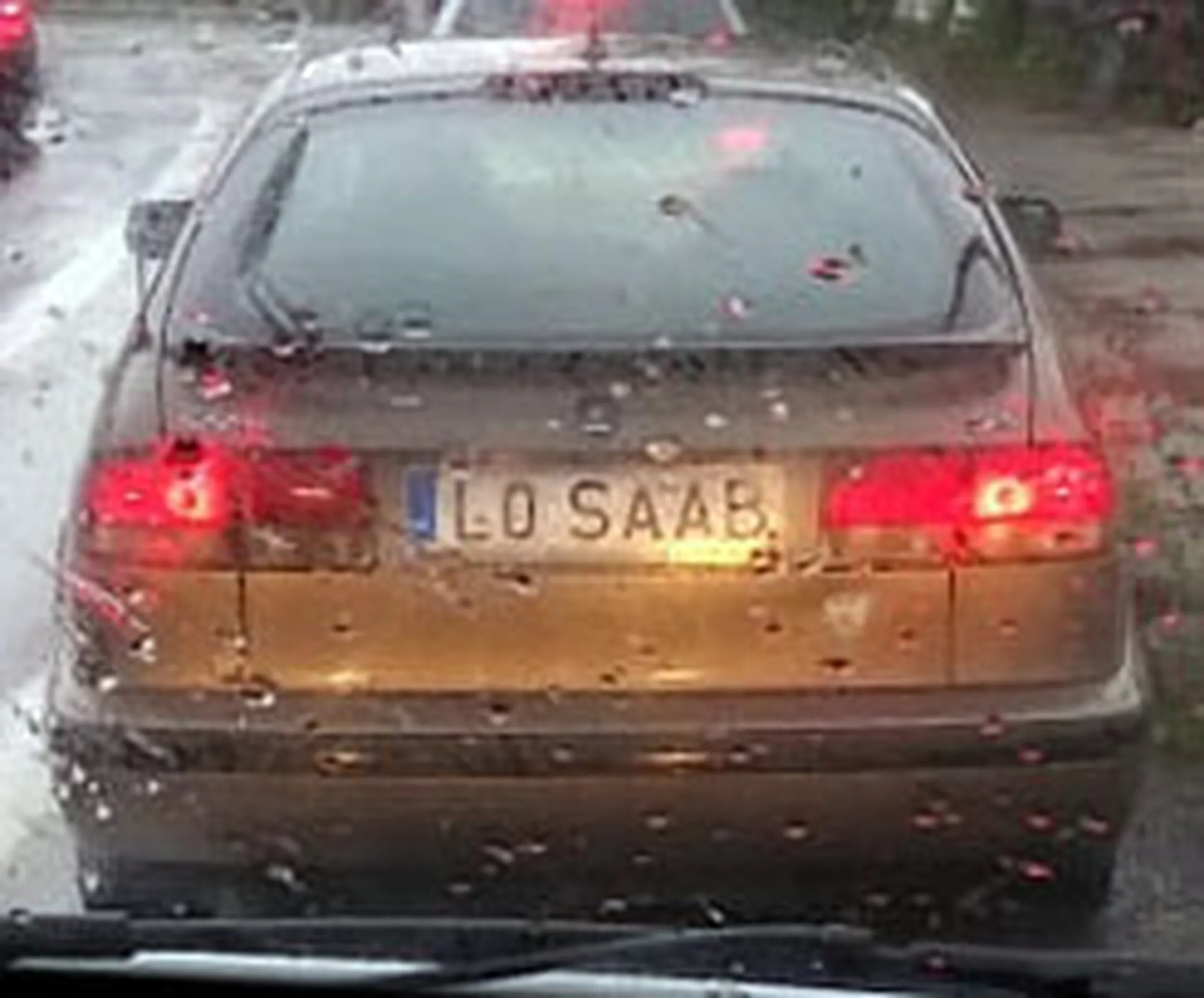 Fajny numer, blacha L0 SAAB