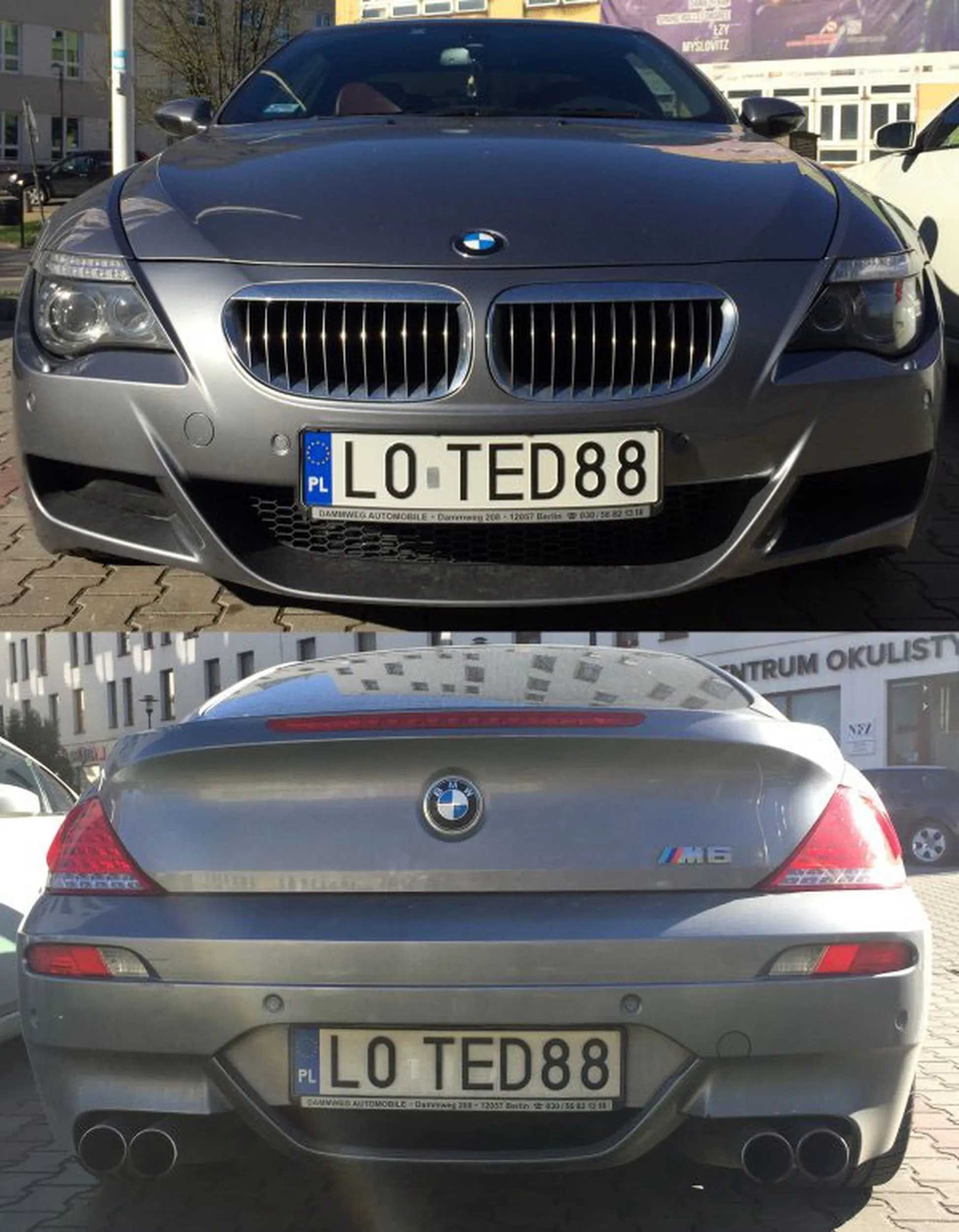 Fajny numer, blacha L0 TED88