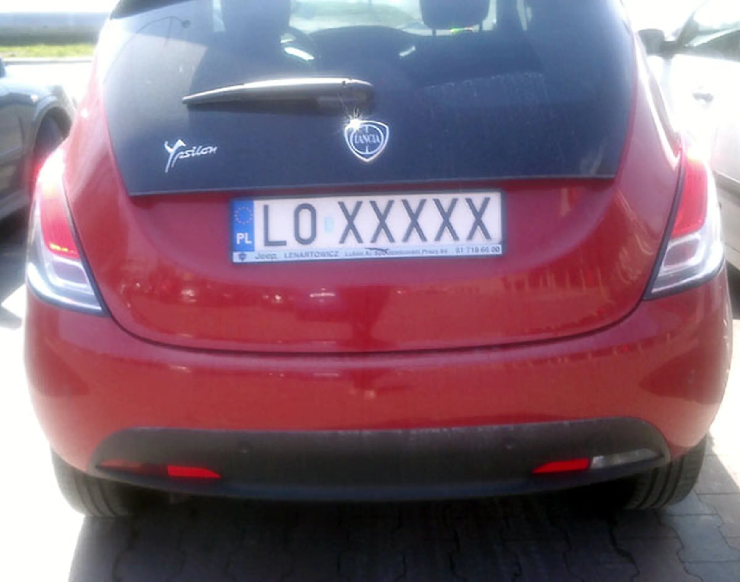 Fajny numer, blacha L0 XXXXX