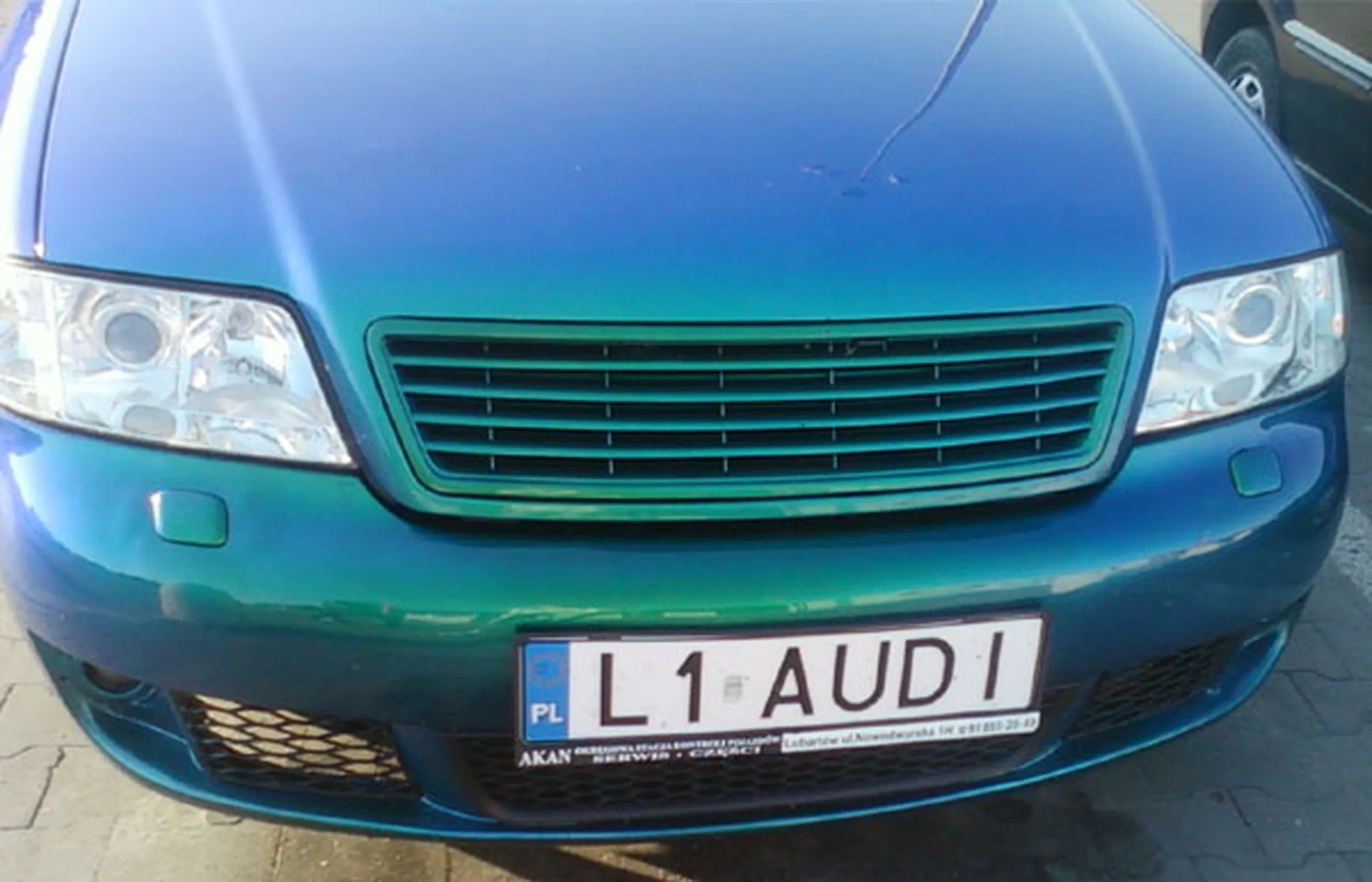 Fajny numer, blacha L1 AUDI