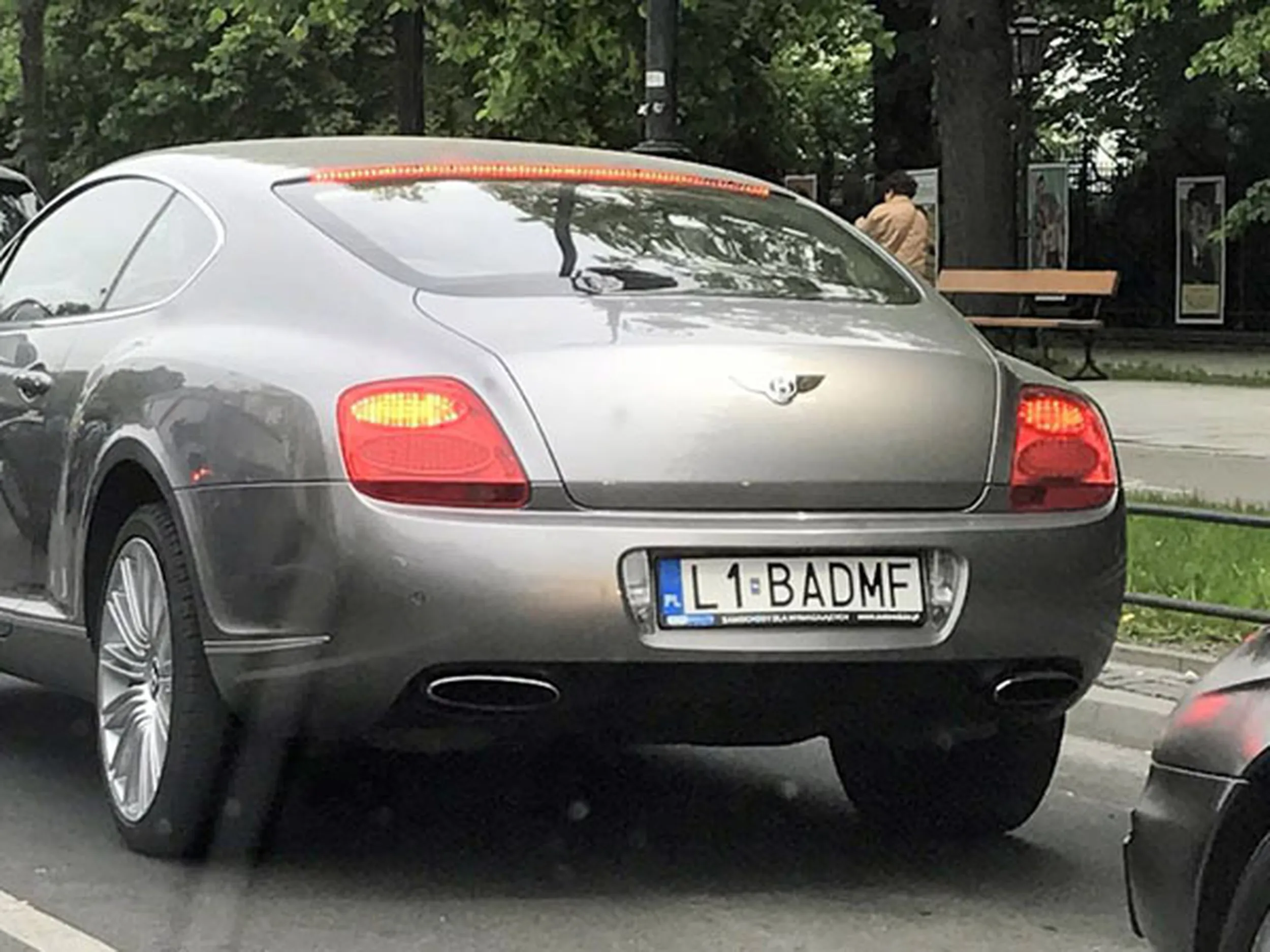 Fajny numer, blacha L1 BADMF