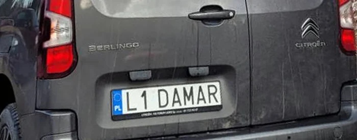 Fajny numer, blacha L1 DAMAR