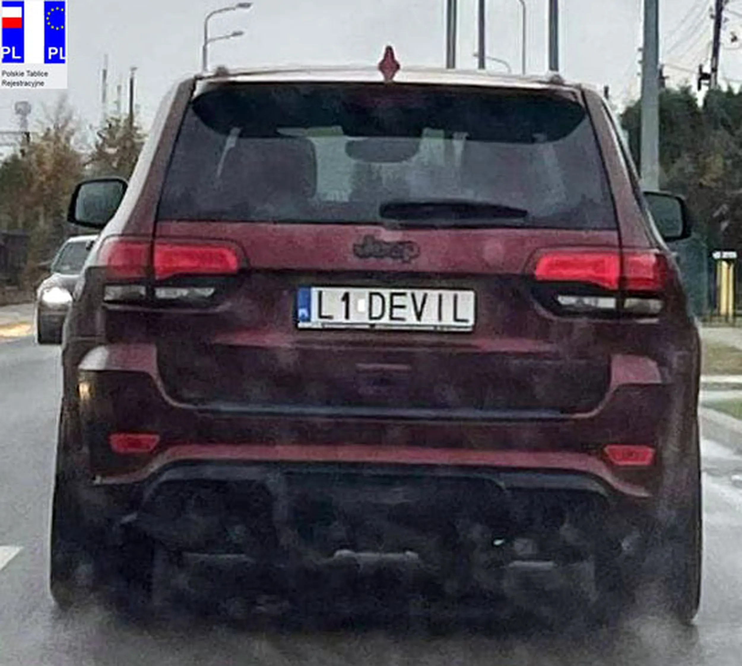 Fajny numer, blacha L1 DEVIL