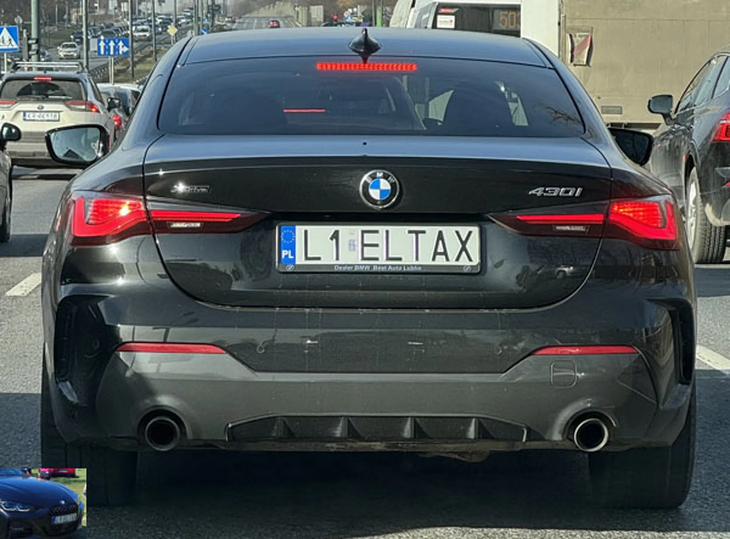 Fajny numer, blacha L1 ELTAX