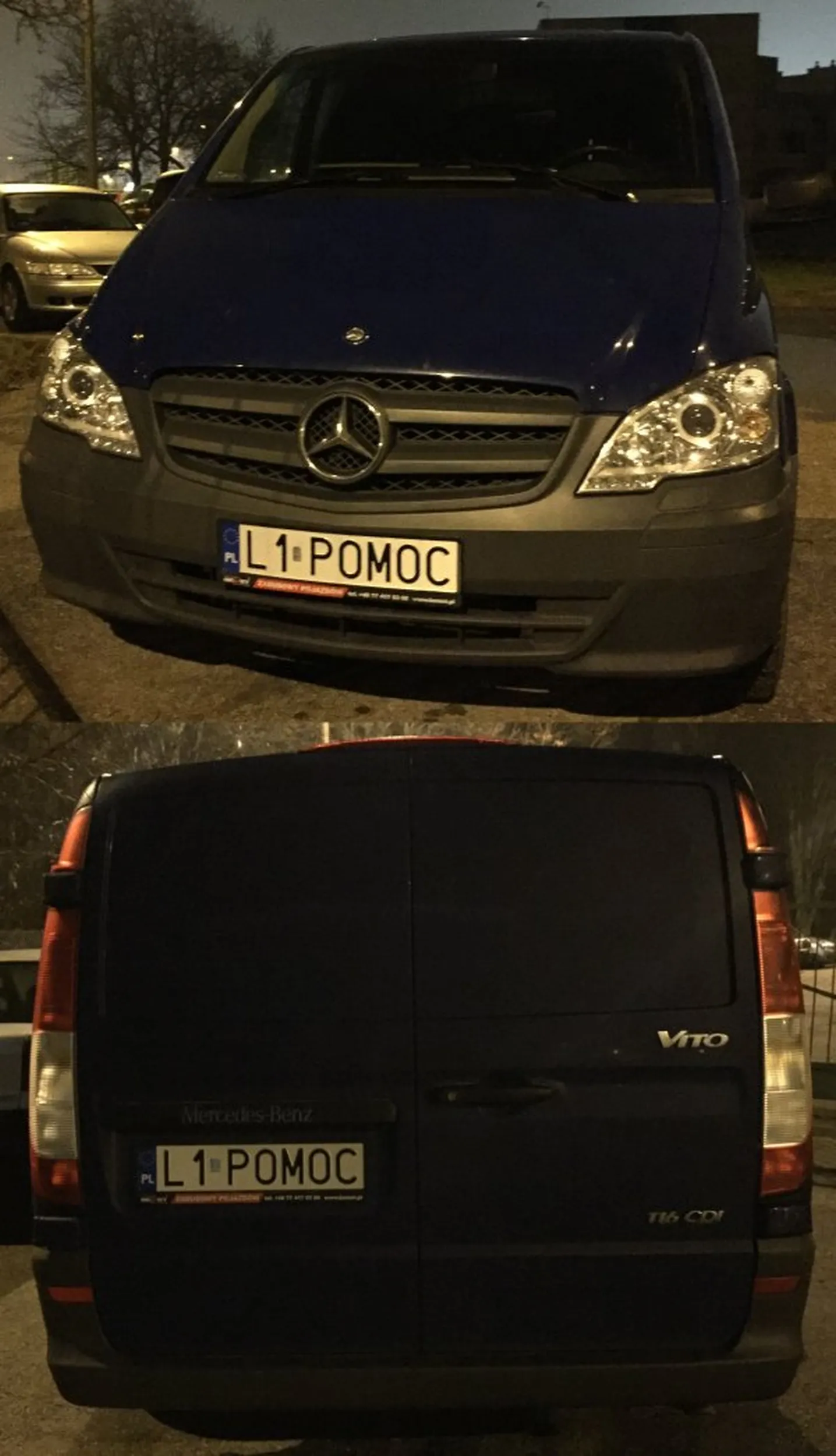 Fajny numer, blacha L1 POMOC