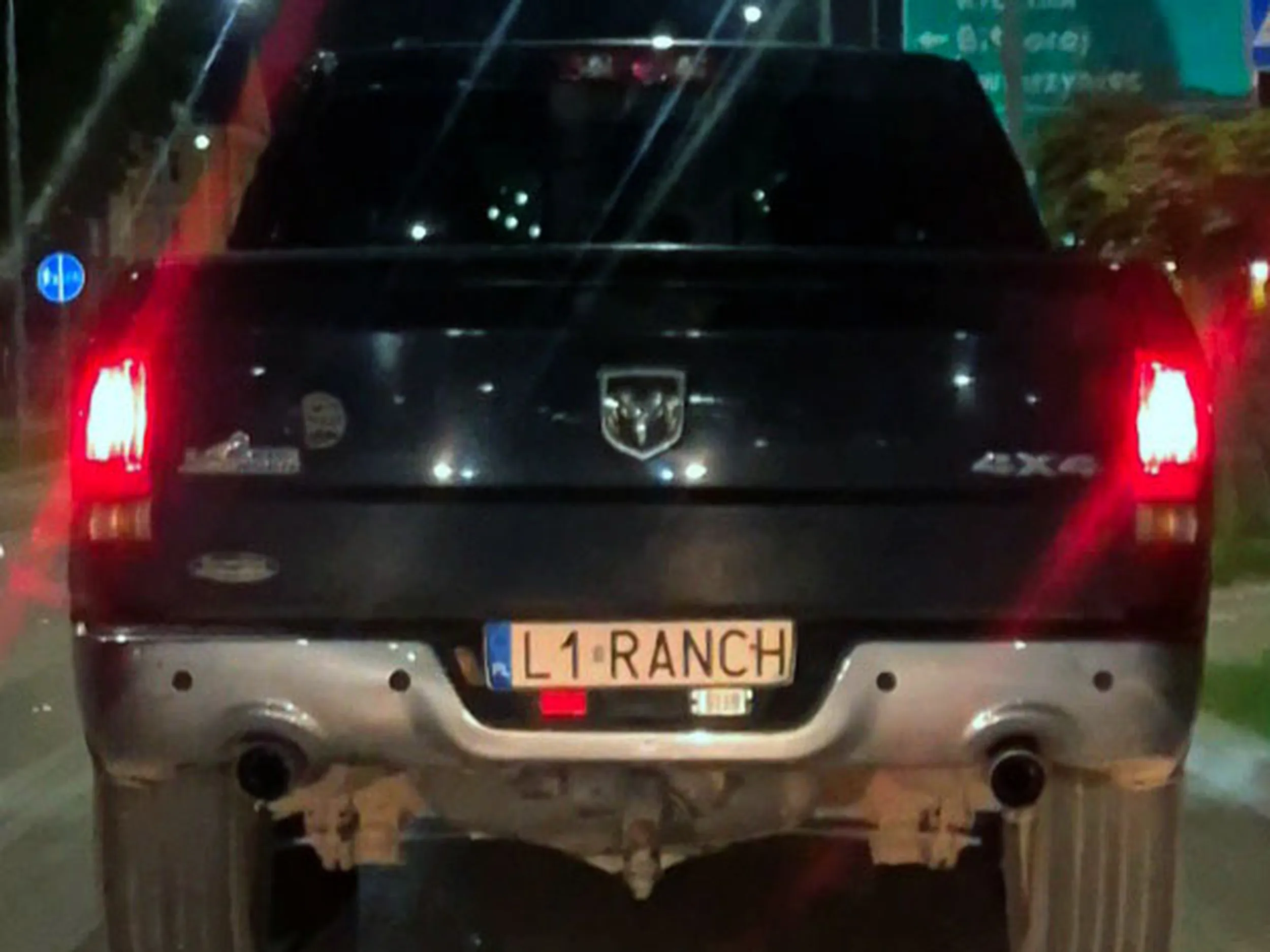Fajny numer, blacha L1 RANCH